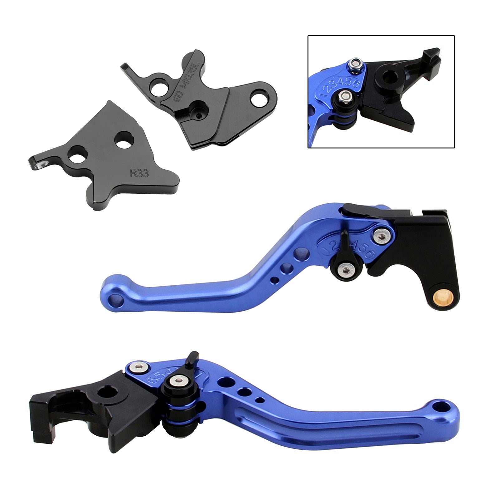 2005-2014 YAMAHA YBR125 NEW Short Clutch Brake Lever