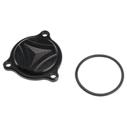 Engine Oil Filter Cover Black For Suzuki LTZ400 LTR450 DRZ400/400E/400S/400SM