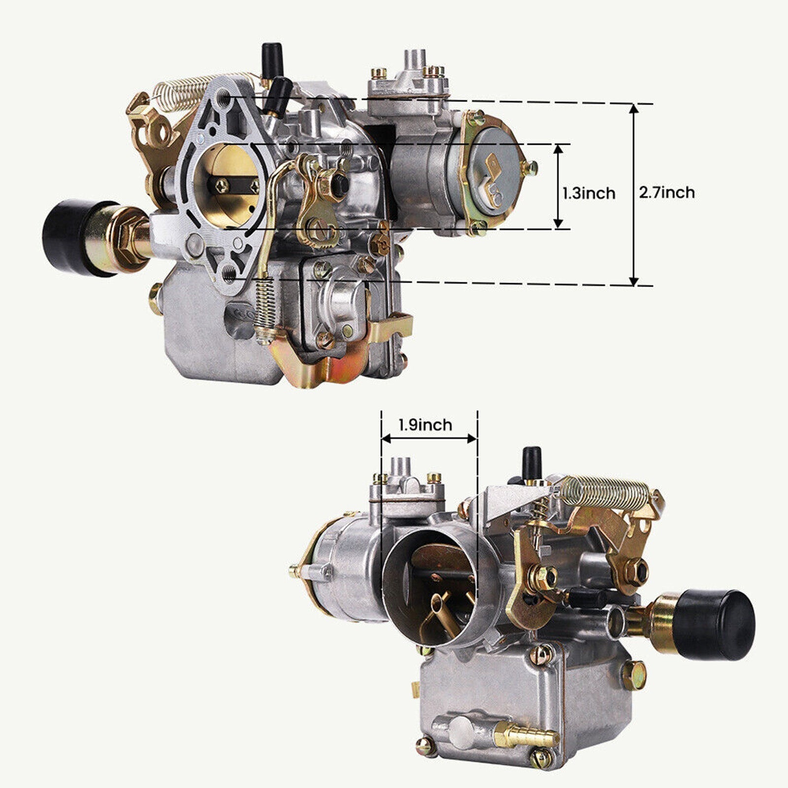 1967-1973 Volkswagen Squareback 34 Pict-3 Carburetor 113129031K