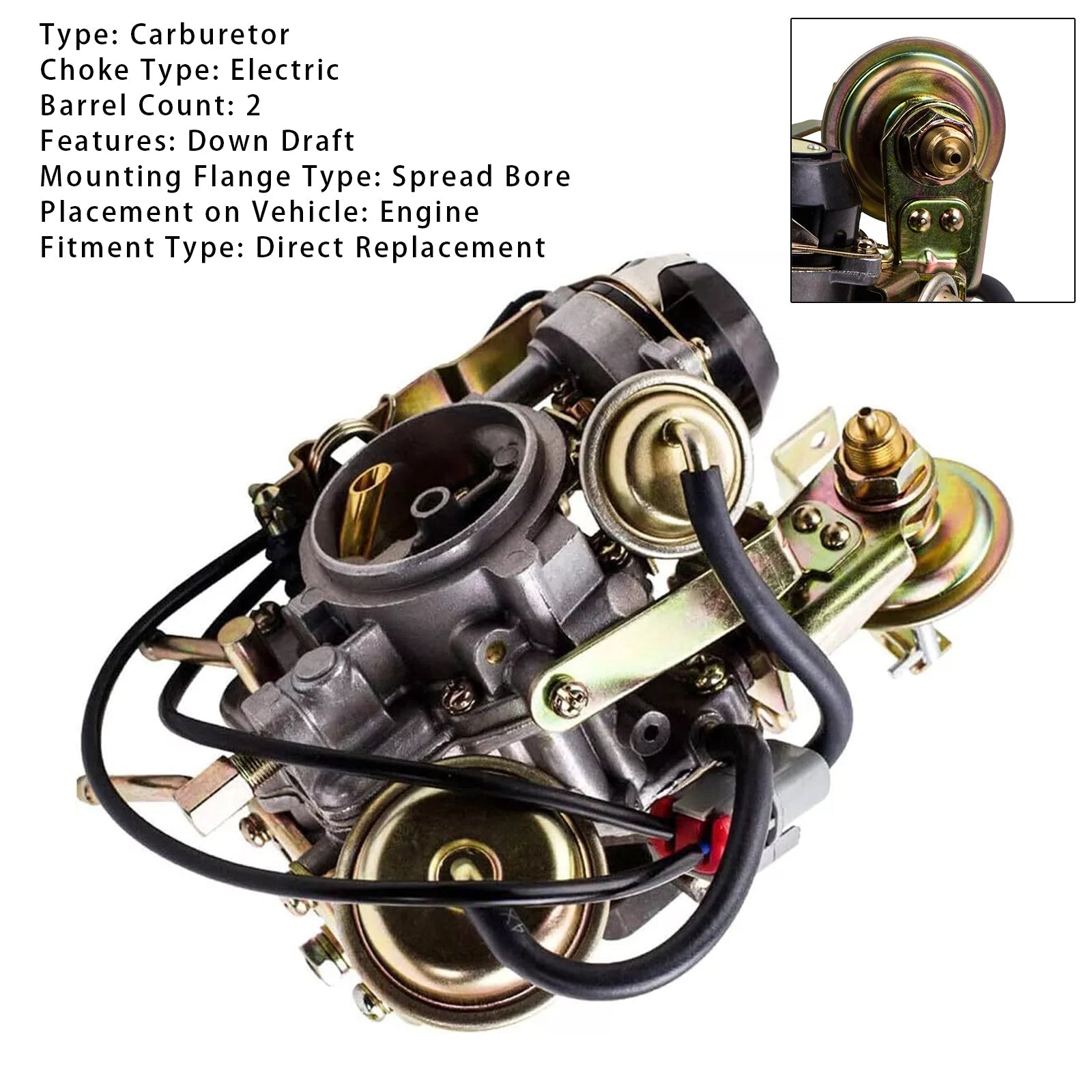 1980+ NISSAN A15 / C22 Carburetor 16010-G5211