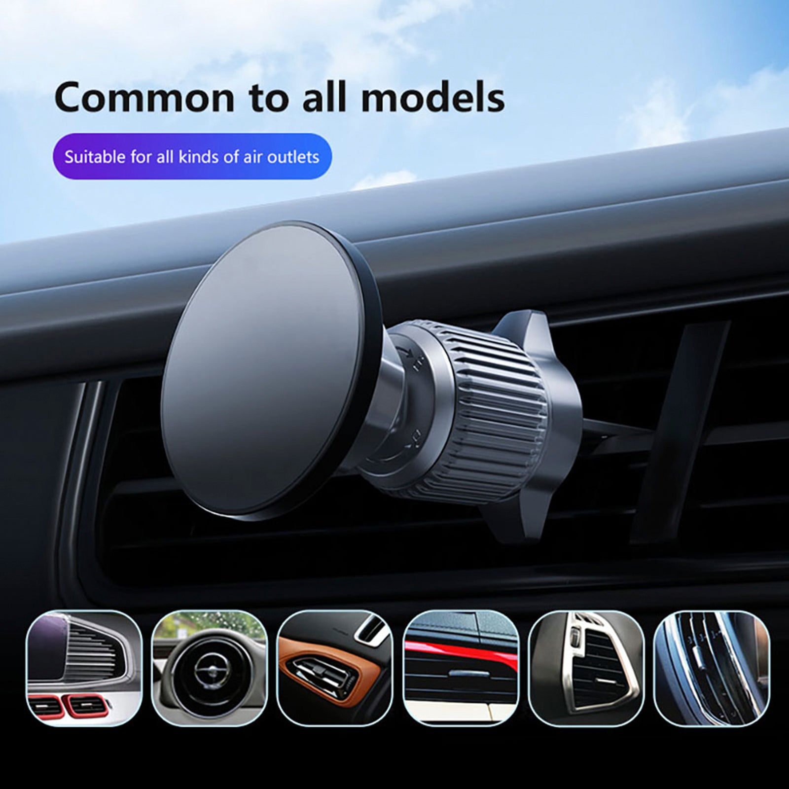 Magsafe Magnetic Car Phone Holder Car Air Outlet Holder For Apple 13 14 15 16 17