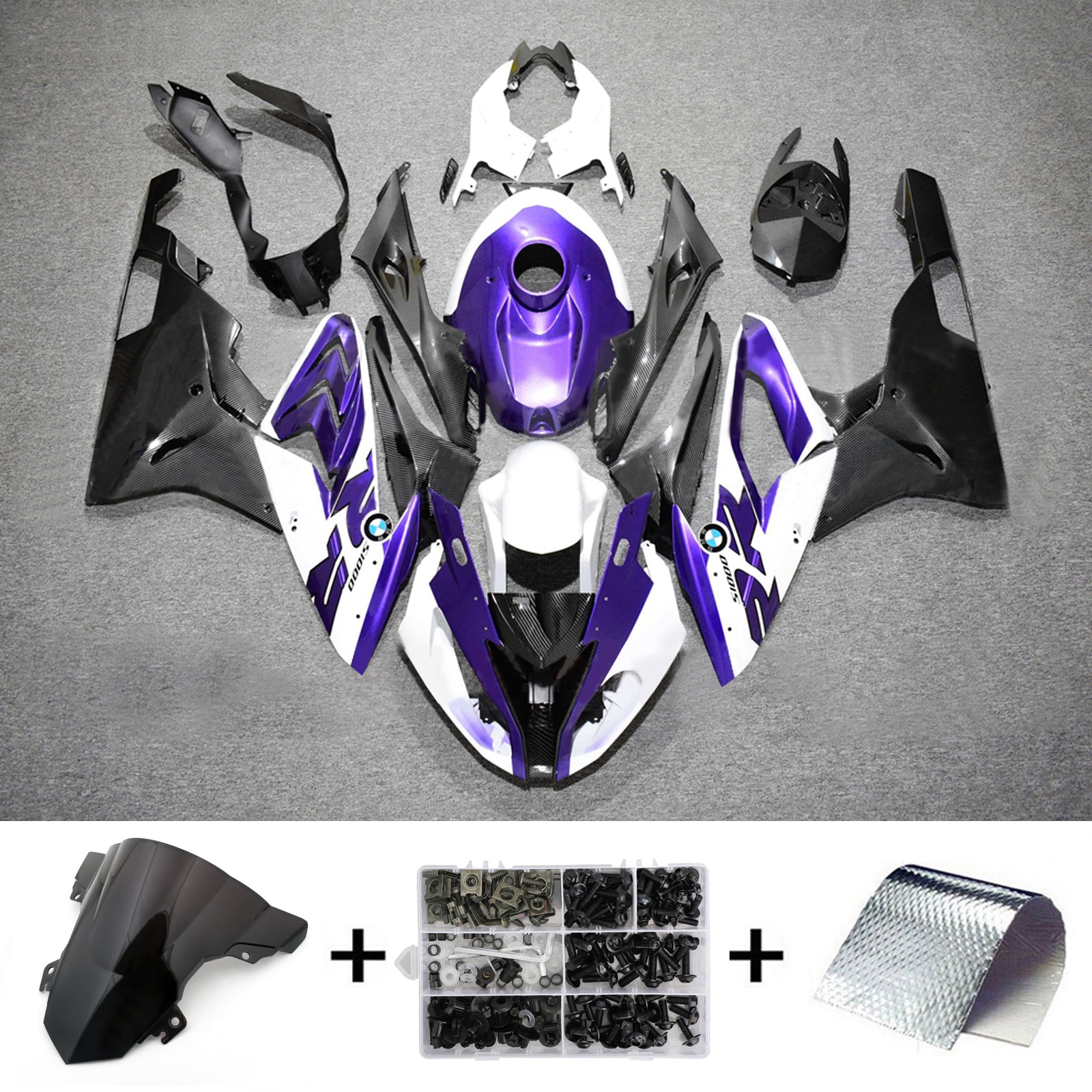 2017-2018 BMW S1000RR Injection Fairing Kit Bodywork Plastic ABS