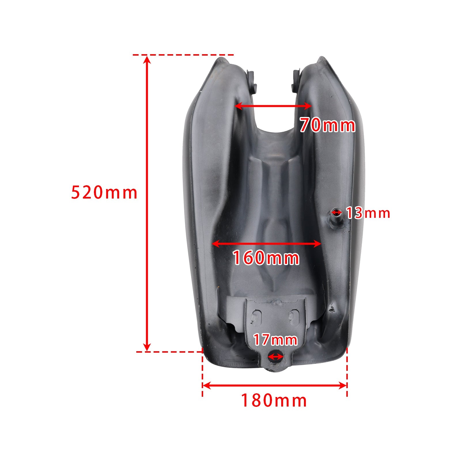 1980-1994 Honda CG 125 Cafe Racer Petrol Fuel Gas Tank 9L / 2.4 Gal Matte Black
