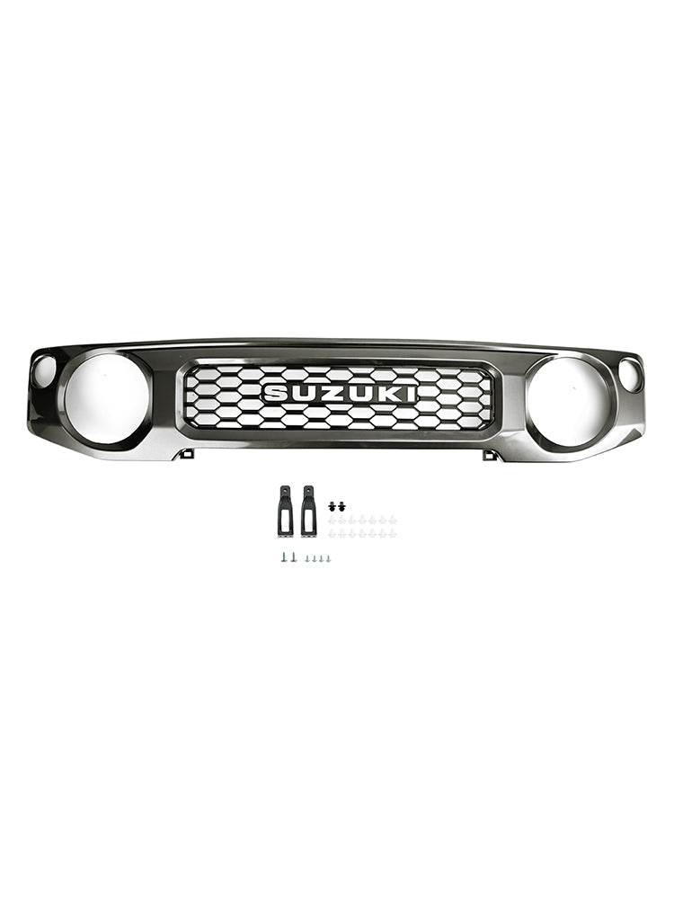 2019 2020 2021 2022 2023 Suzuki Jimny JB74 Honeycomb Front Bumper Grill Grille Grey