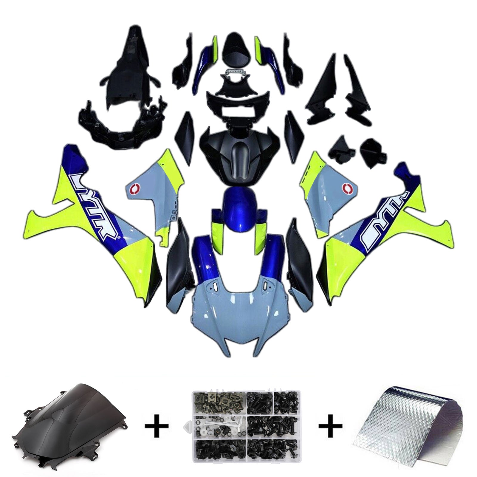 2020-2025 Yamaha YZF R1 Injection Fairing Kit Bodywork Plastic ABS #101