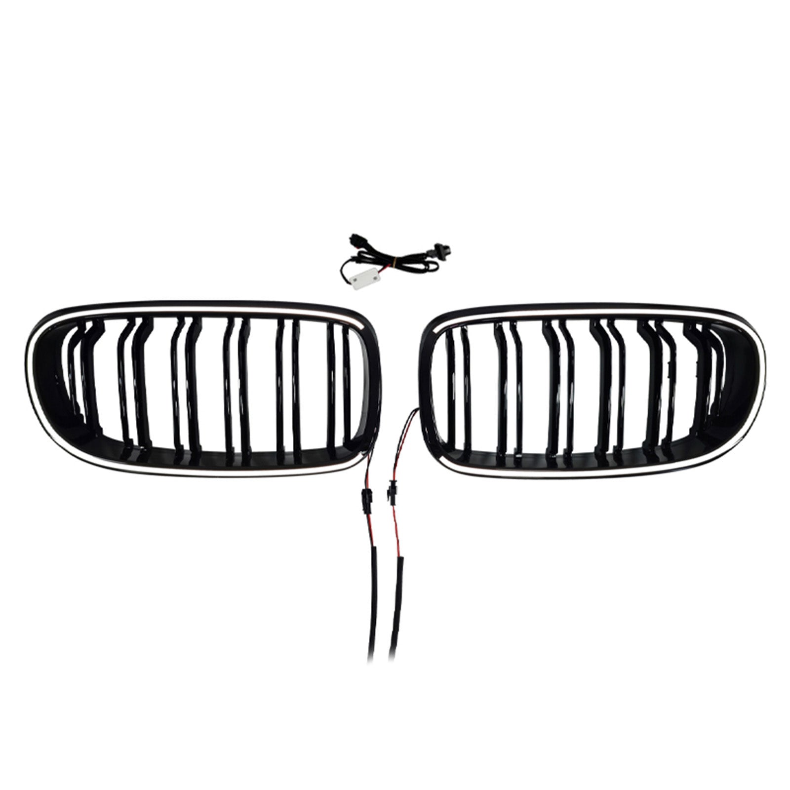2009-2011 Fit BMW 3 Series E90/E91 LCI Double Rib Front Kidney Grill Grille