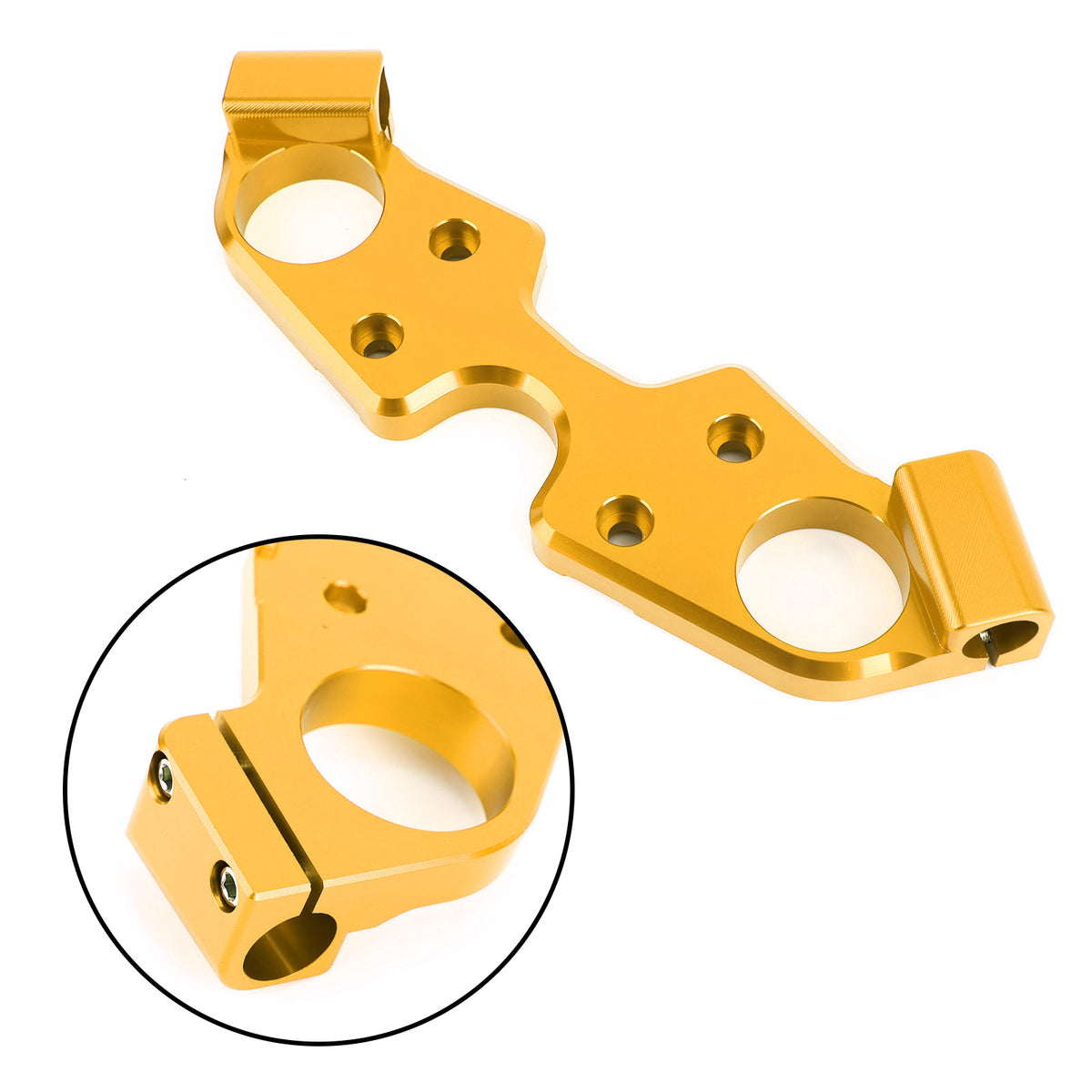 Lowering Triple Tree Front Upper Top Clamp for Suzuki GSX1300R 08-20 Hayabusa Gold