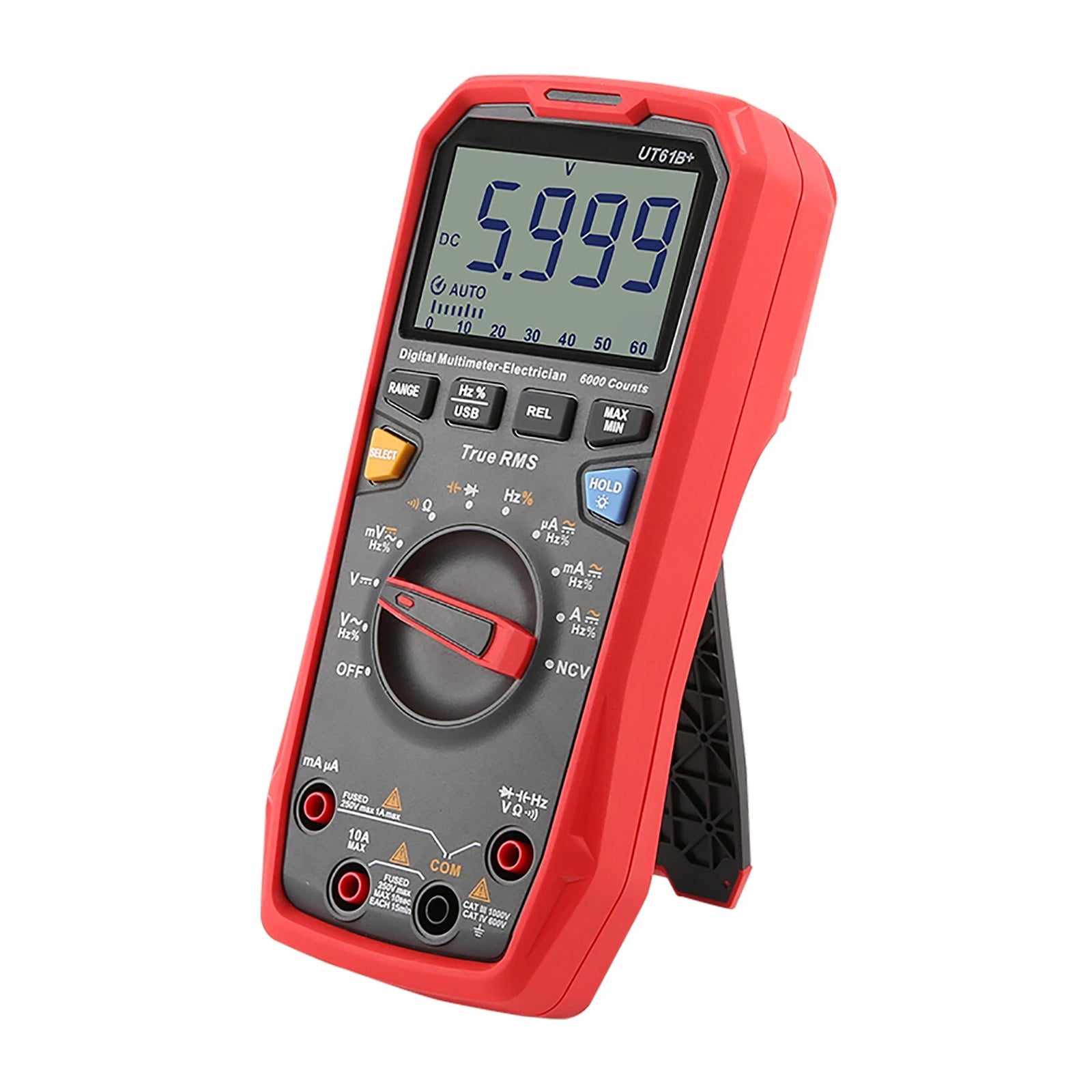 UT61B+ Digital Multimeter AC/DC Voltage Current Resistance Capacitance Tester