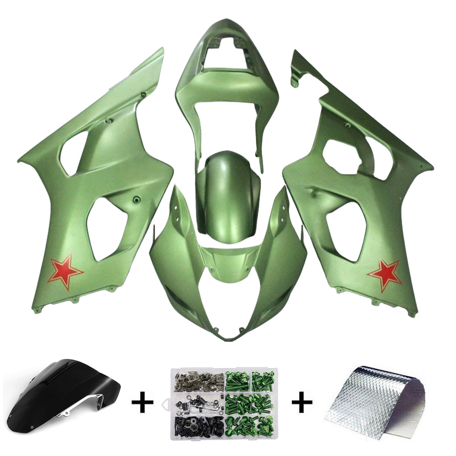 Injection Fairing Kit Bodywork Plastic ABS For Suzuki GSXR1000 2003-2004 K3