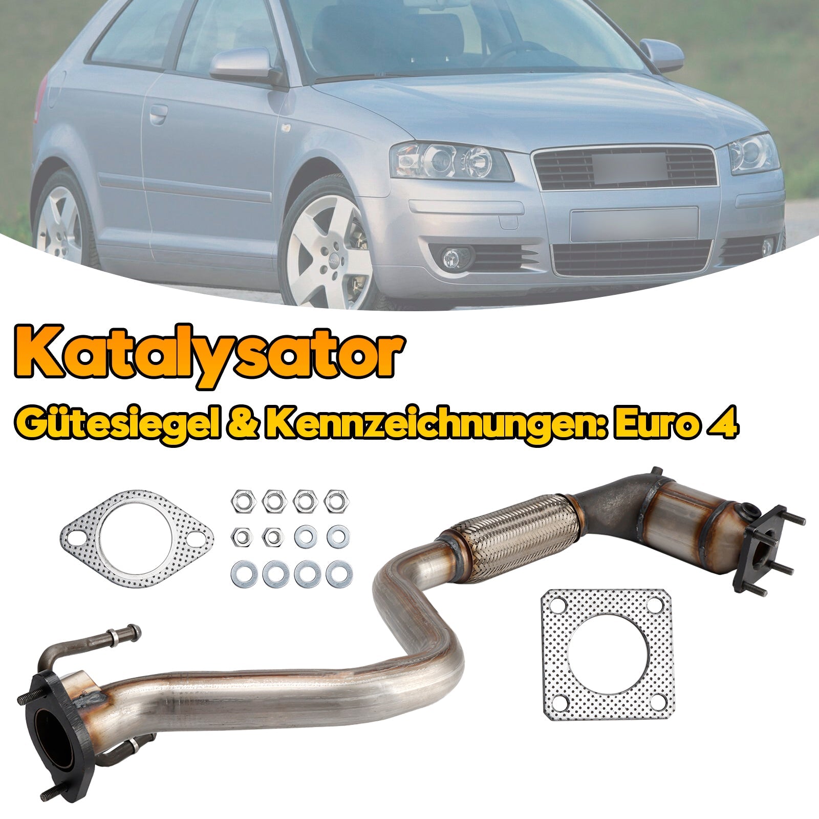 2004/05-2006/05 Skoda Octavia II 1Z3 1.4 1390 ccm Catalytic Converter 1K0254303NX