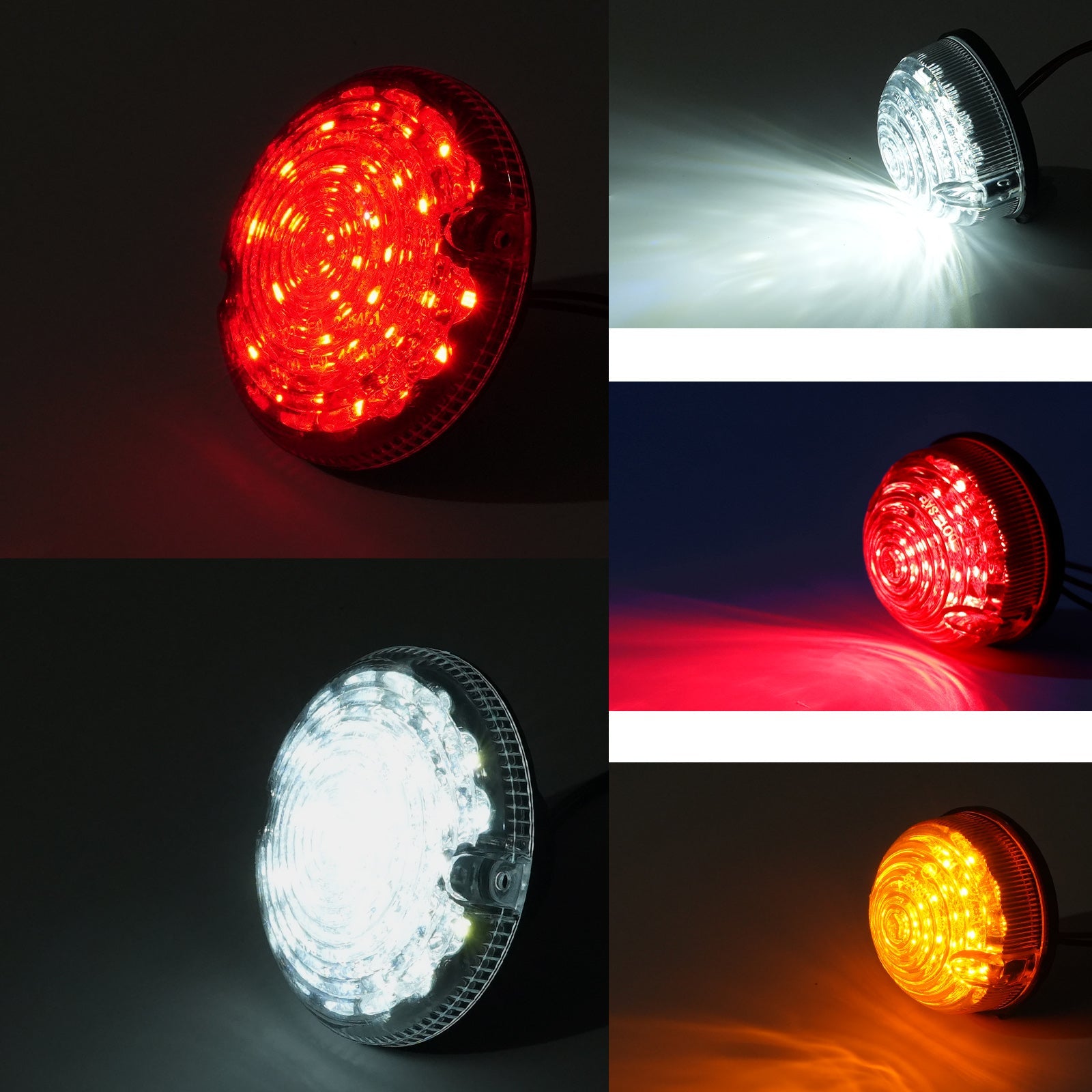 1990-2016 For Land Rover Defender 10PCS Color LED DRL Driving Daytime Fog Tail Lights Kit