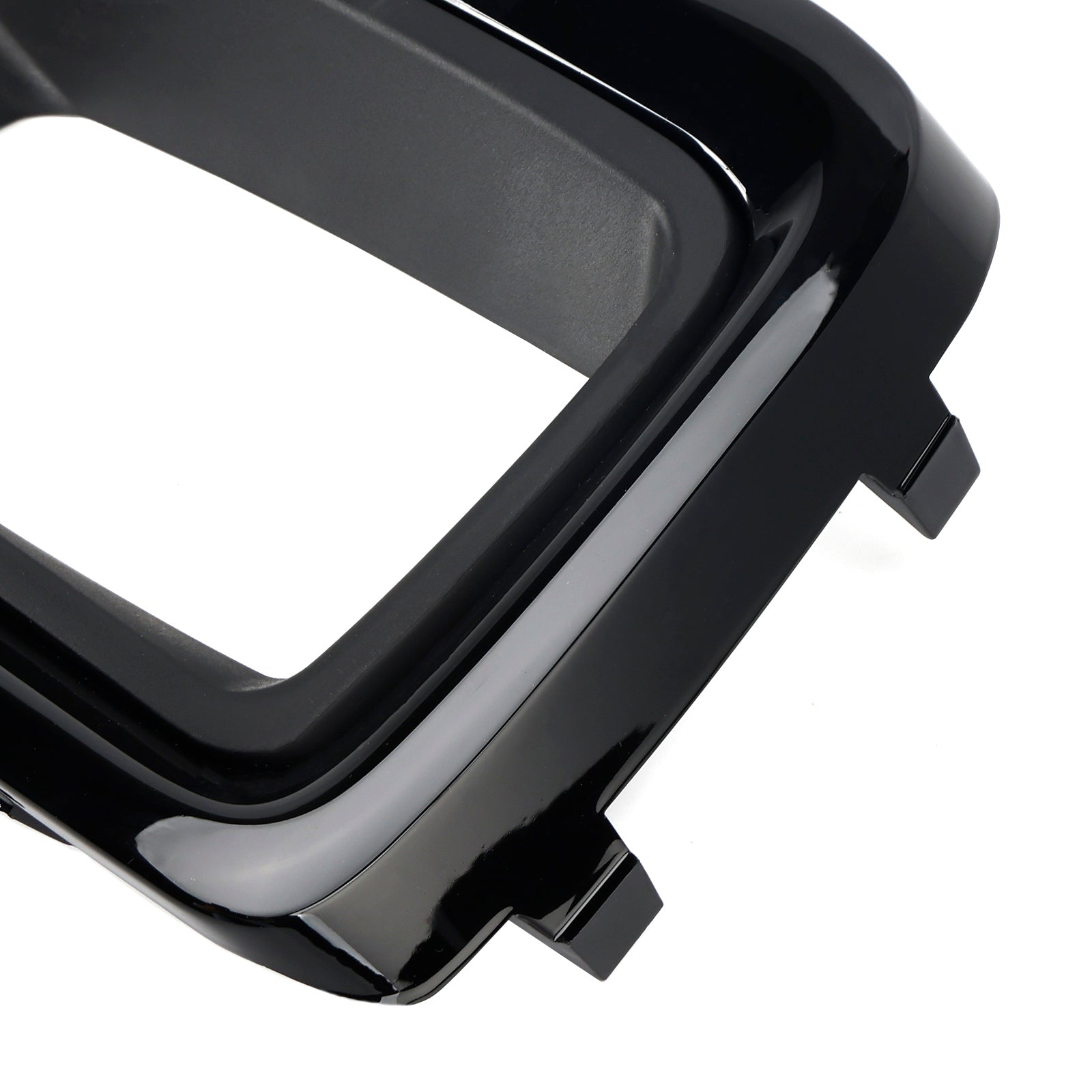 Fog Light Lamp Cover Gloss Black Trim Pair For GMC Yukon / Yukon XL 2015-2020
