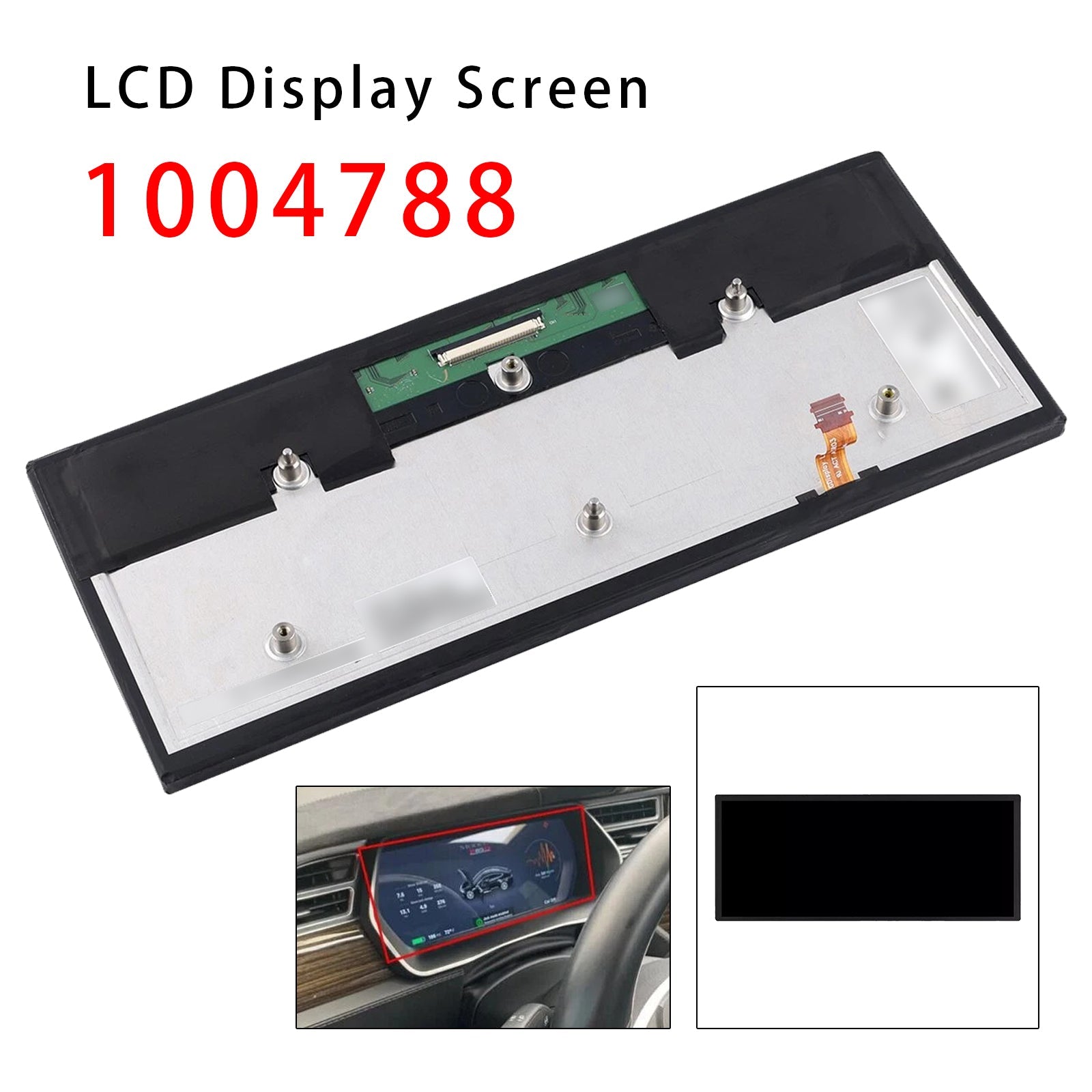 1004788 1004788-00-D Instrument Display Screen 12.3" LCD Module 2016-2020 Tesla Model S2