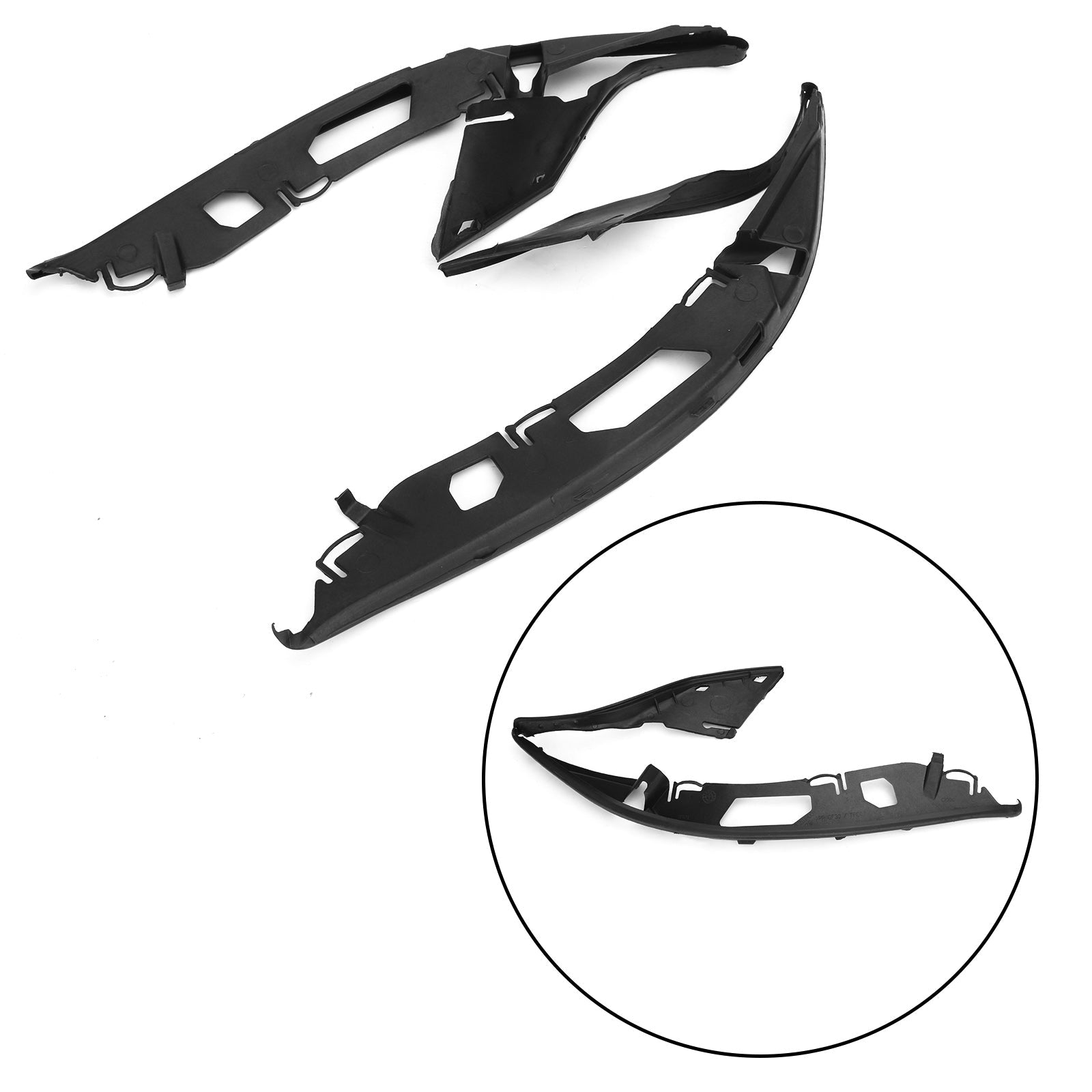 2008-2010 BMW 535i L+R Pair Upper Headlight Headlamp Gaskets Sealing 63126934511,63126934512 Generic