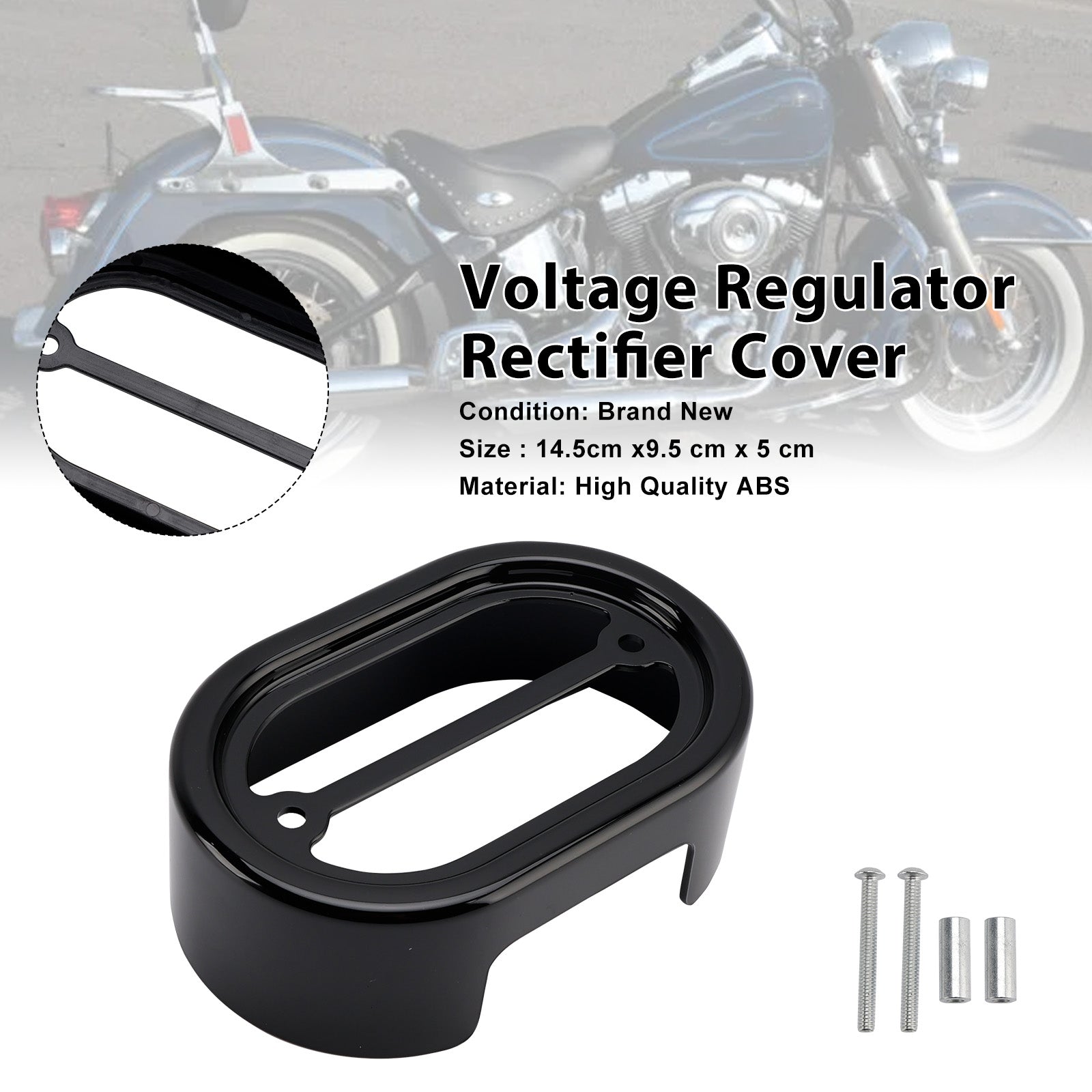 Voltage Regulator Rectifier Cover For Softail Breakout 2001-2017