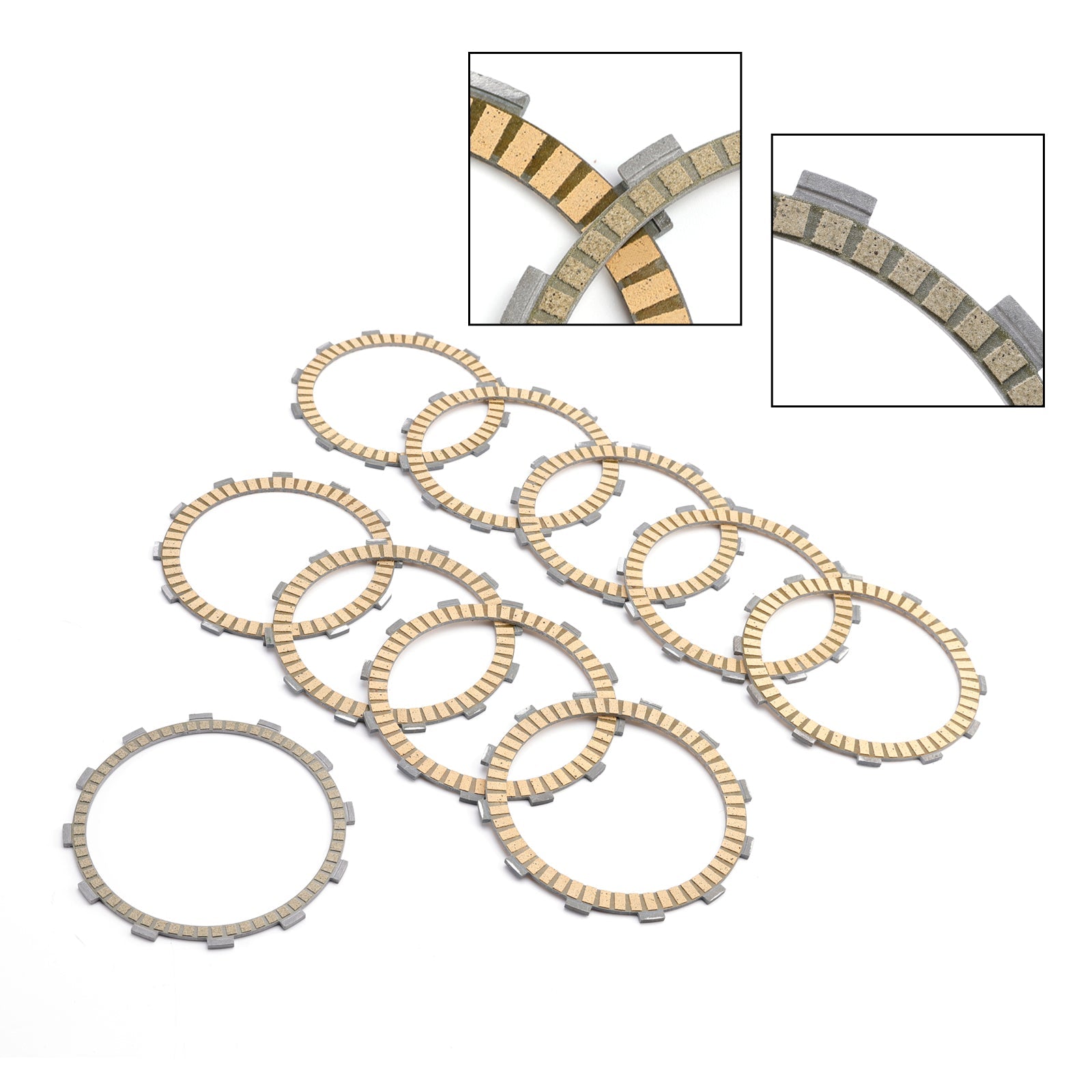 Clutch Friction Plate Kit for Kawasaki ZX1400 ZZR1400 06-23 Ninja ZX-14 2006-11