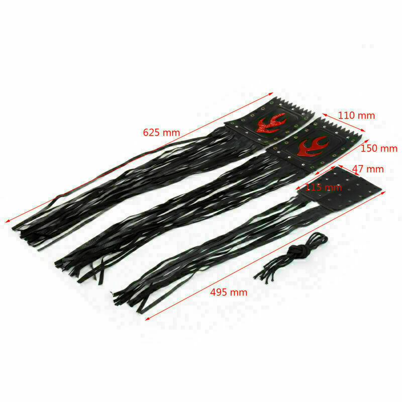 Grip Brake Covers Leather Lever Clutch Fit Fringe EQ Moto Handlebars Cruiser Generic