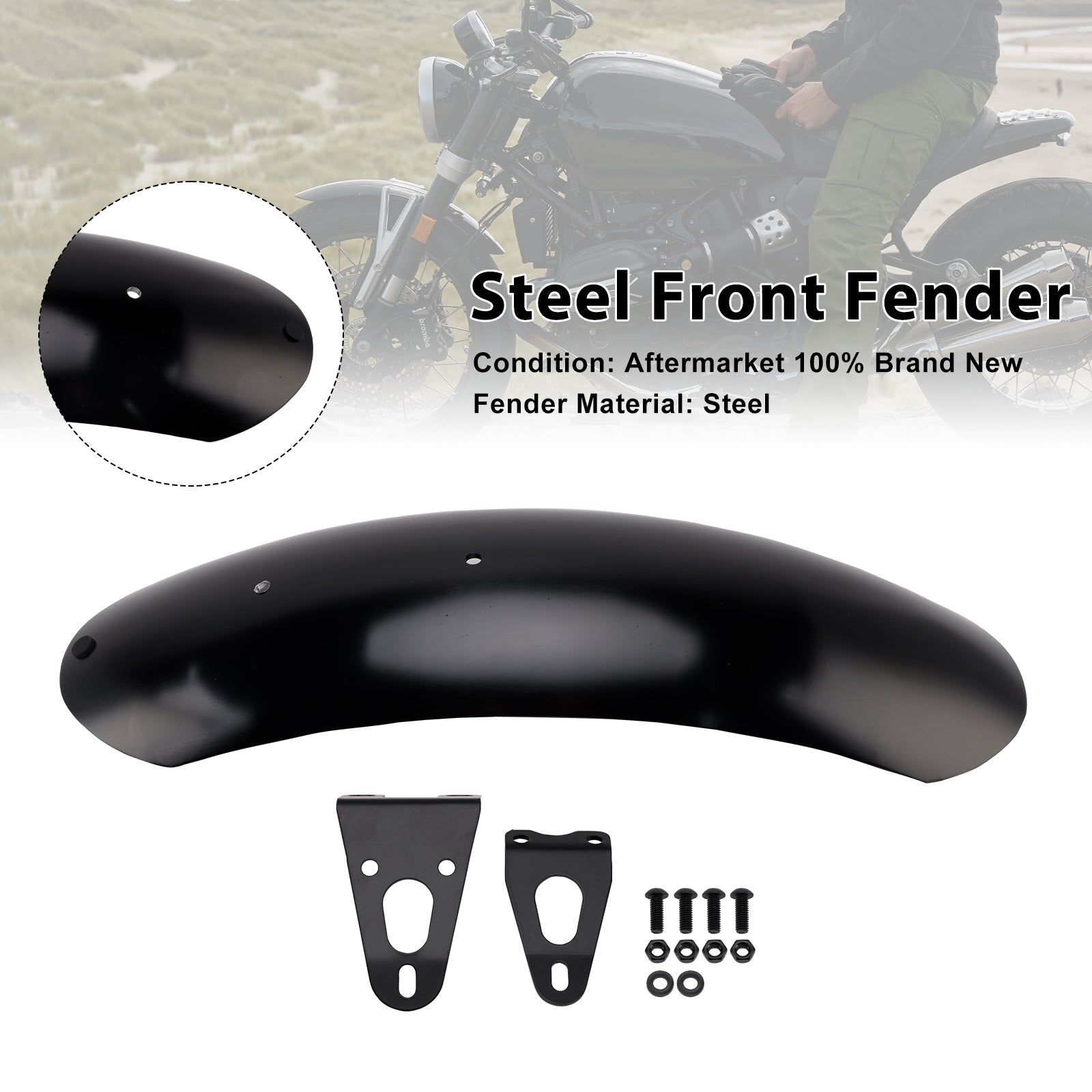 2024-2025 BMW R12 nineT Steel Front Fender