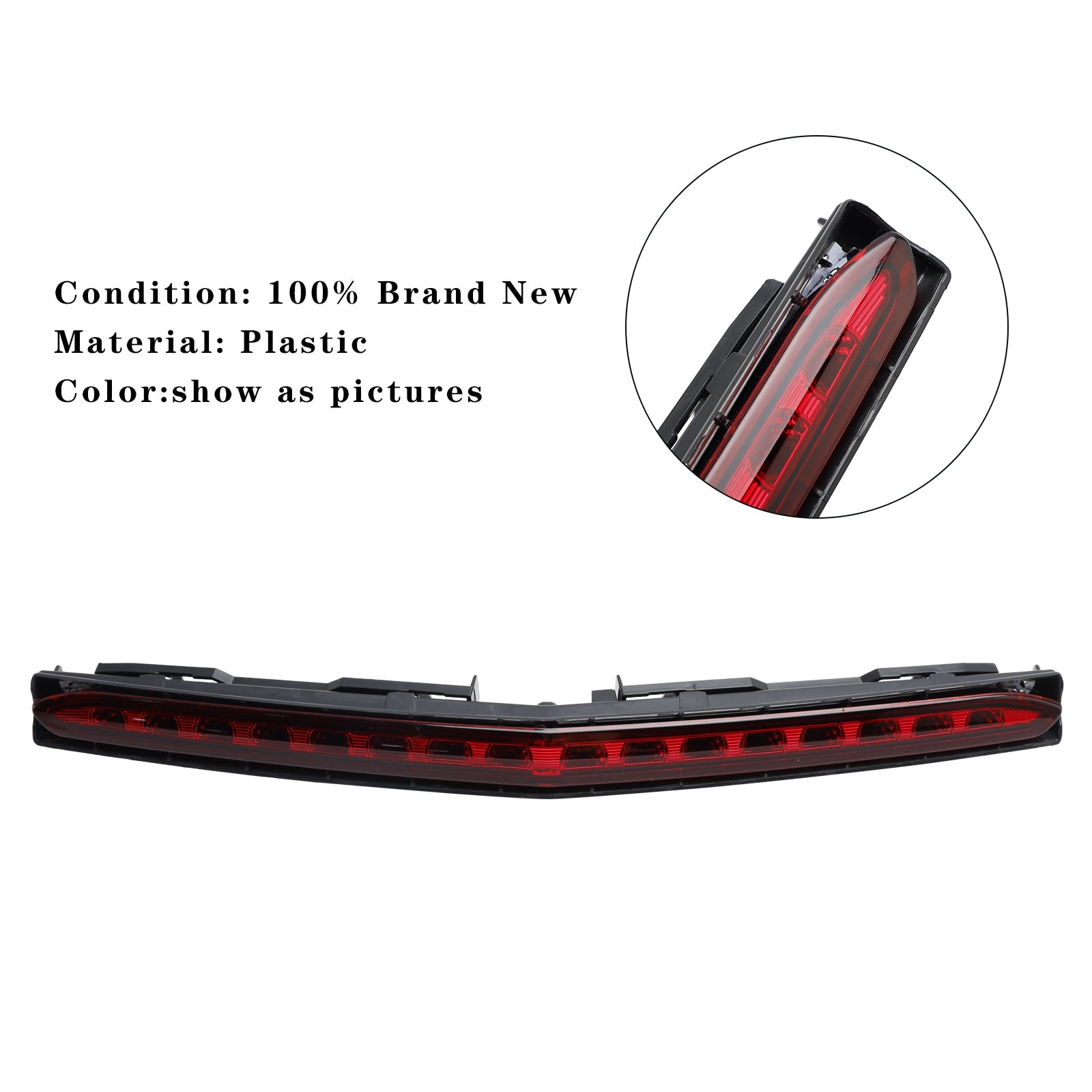 Mercedes-Benz C207 A207 E-Class 2009-2017 Coupe/Cabriolet Models Third Brake Stop Lamp Light A2078200156