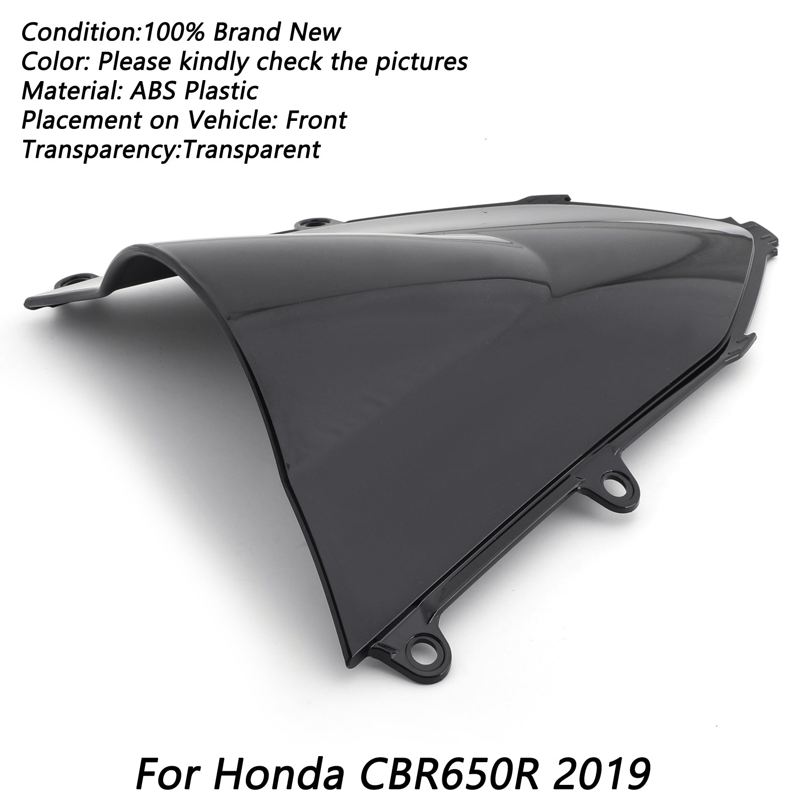 2019-2022 Honda CBR650R CBR 650 R Windshield Windscreen Generic