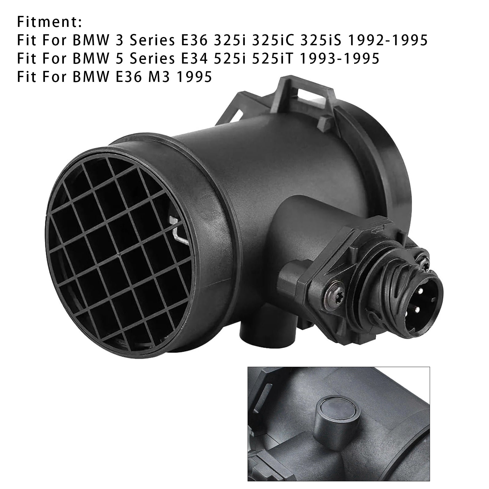1992-1995 BMW 3 Series E36 325i 325iC 325iS Mass Air Flow Meter Sensor