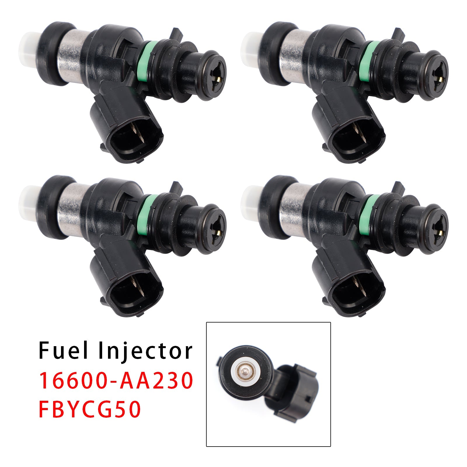 4Pcs Fuel Injector For Subaru Forester Impreza Legacy 2.0L 16600-AA230 FBYCG50