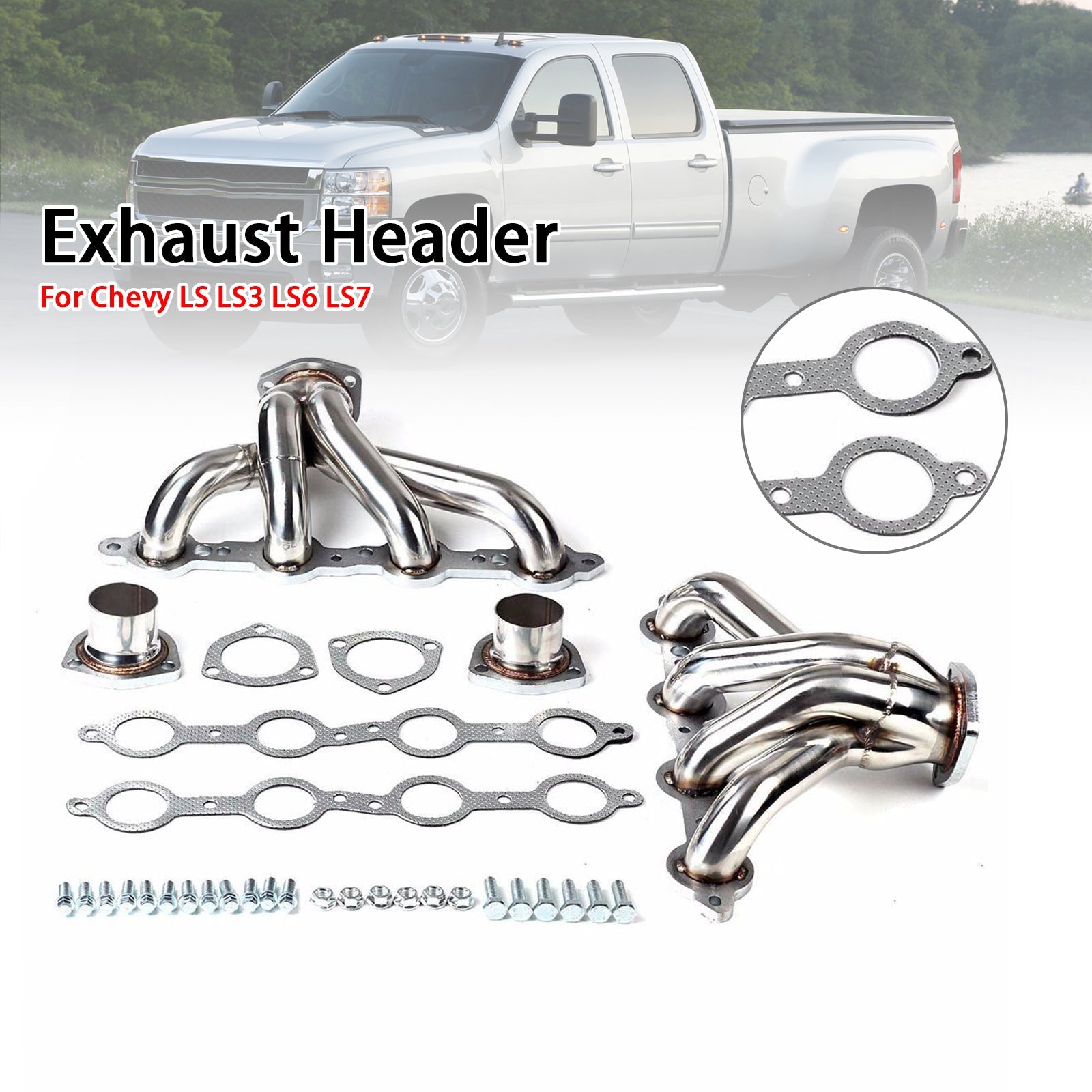 Chevy LS LS3 LS6 LS7 Exhaust Manifold Header