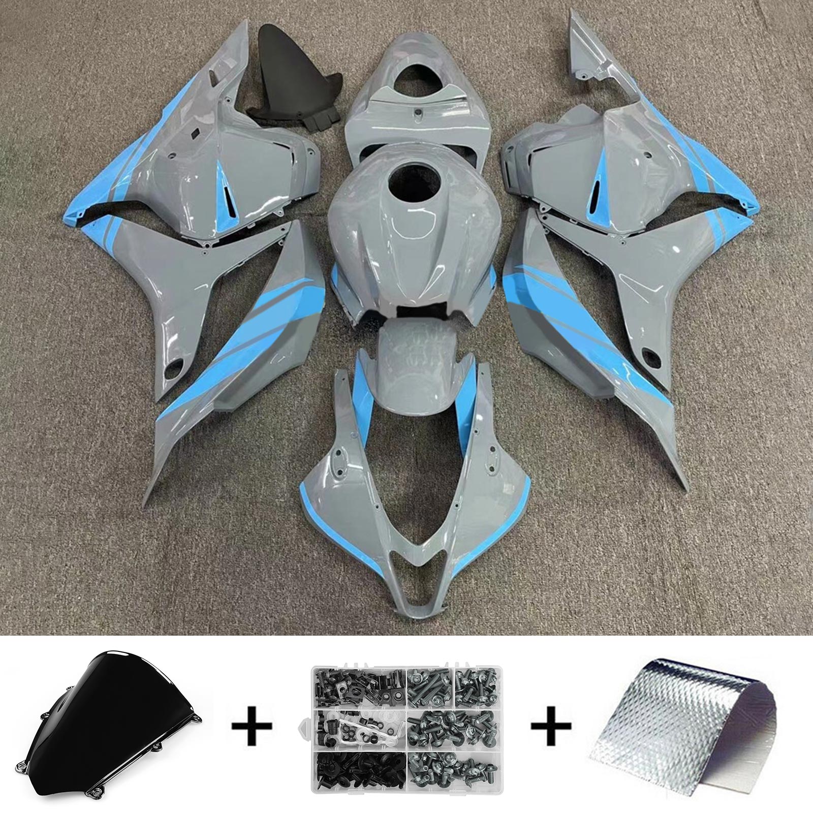 2007-2008 Honda CBR600RR F5 Fairing Kit Bodywork Plastic ABS