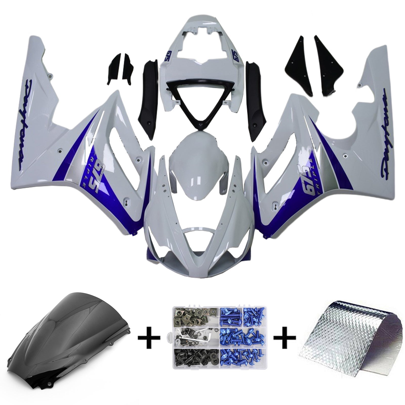 2006-2008 Triumph Daytona 675 Fairing Kit Bodywork Plastic ABS