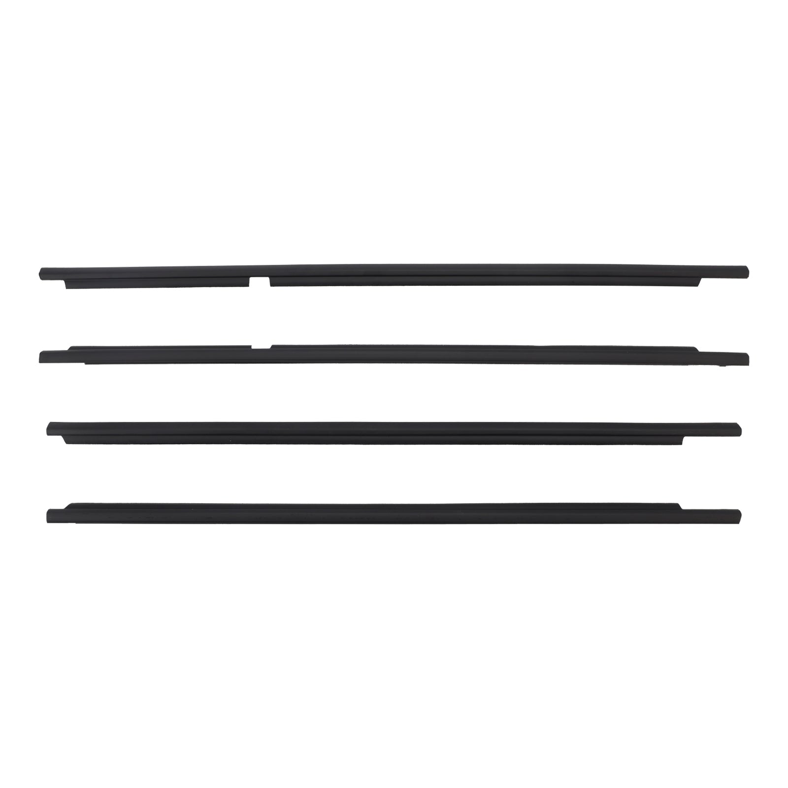 2008-2015 Toyota Land Cruiser LC 200 4PCS Door Glass Belt Outer Molding Weatherstrip 75710-60070
