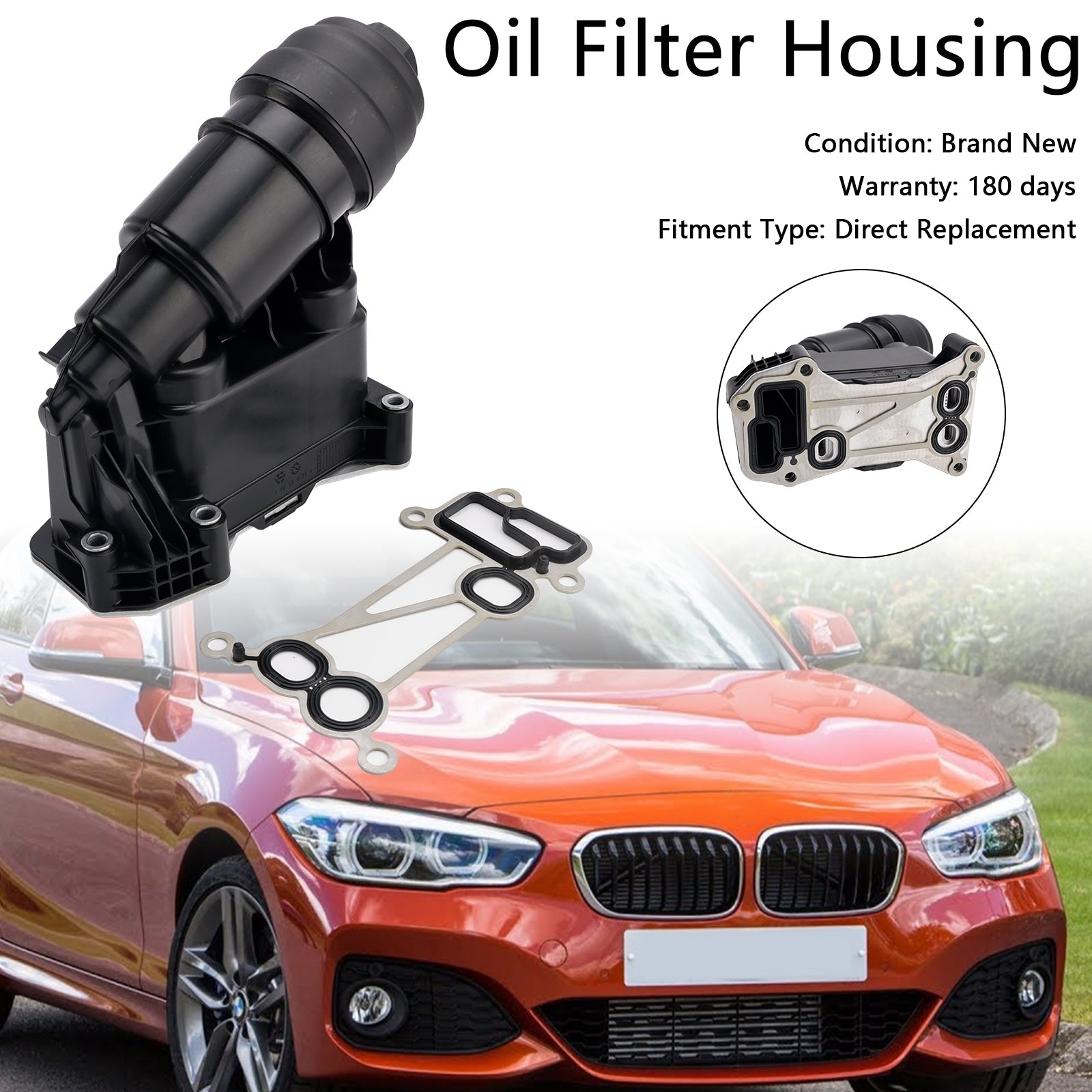2006-2013 BMW 3 Series E92 Oil Filter Housing 7800066 11427800066