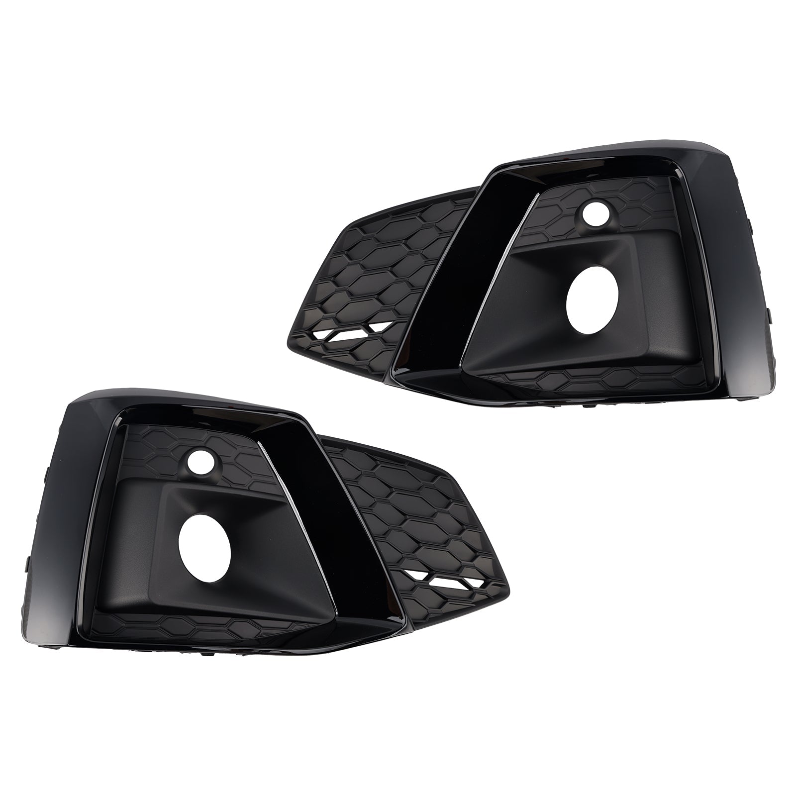 2020-2023 Audi A5 S-line S5 2PCS Front Bumper Fog Light Cover Grille 8W6807682T3Q7