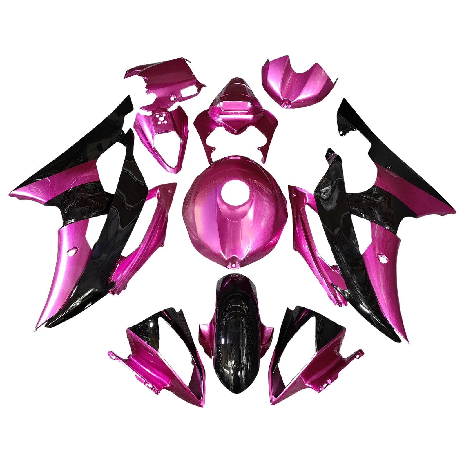 Injection Fairing Kit Bodywork Plastic ABS For Yamaha YZFR6 YZF-R6 2008-2016