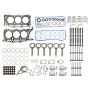 2011-2014 DODGE AVENGER 3.6L 3604CC 220CID V6 FLEX DOHC 3.6L Engine Rebuild Overhaul Kit 5184088AF H1517CPA