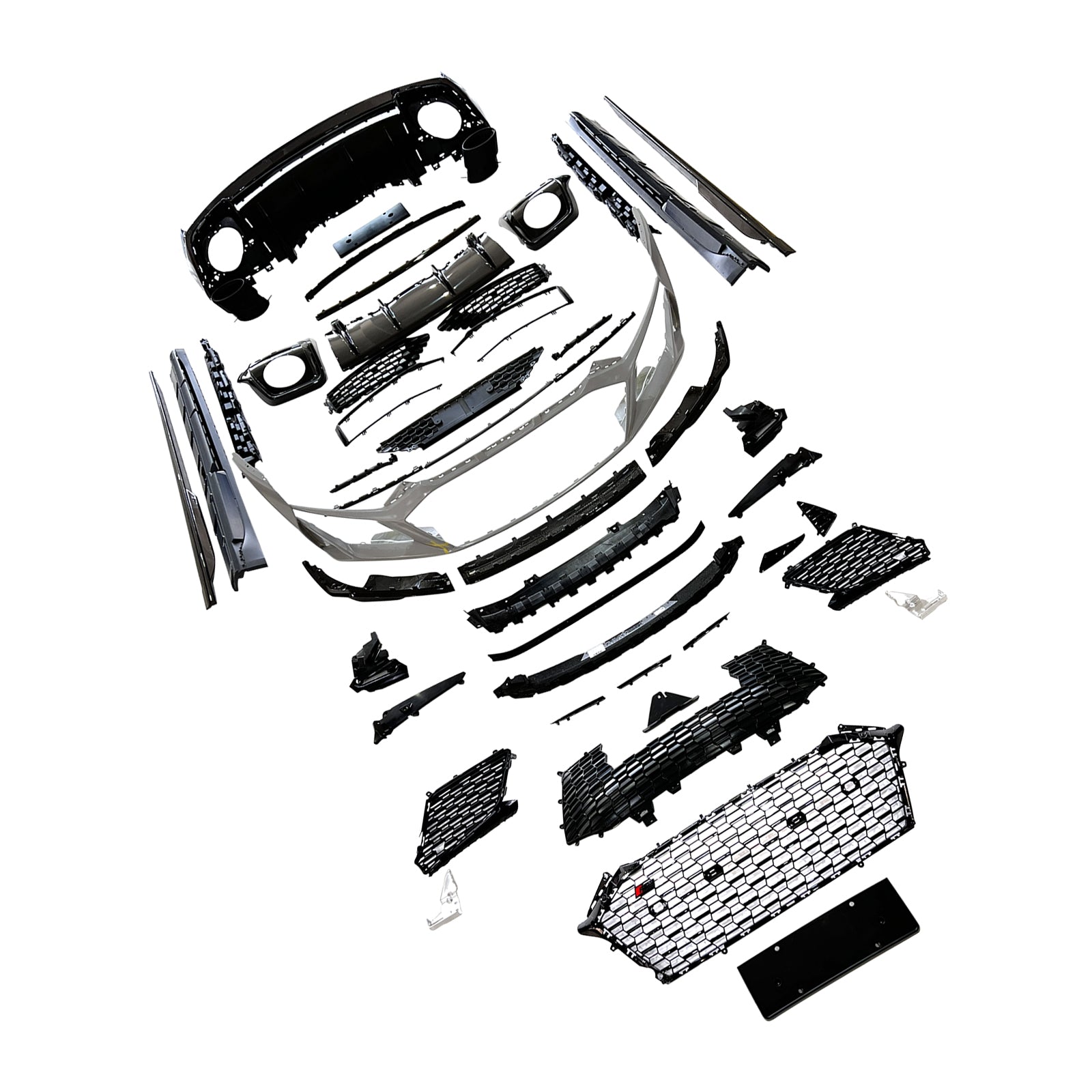 Fit AUDI R8 4S 2016-2020 Upgrade 2021-2024 Carbon Fiber Body Kit Bumper