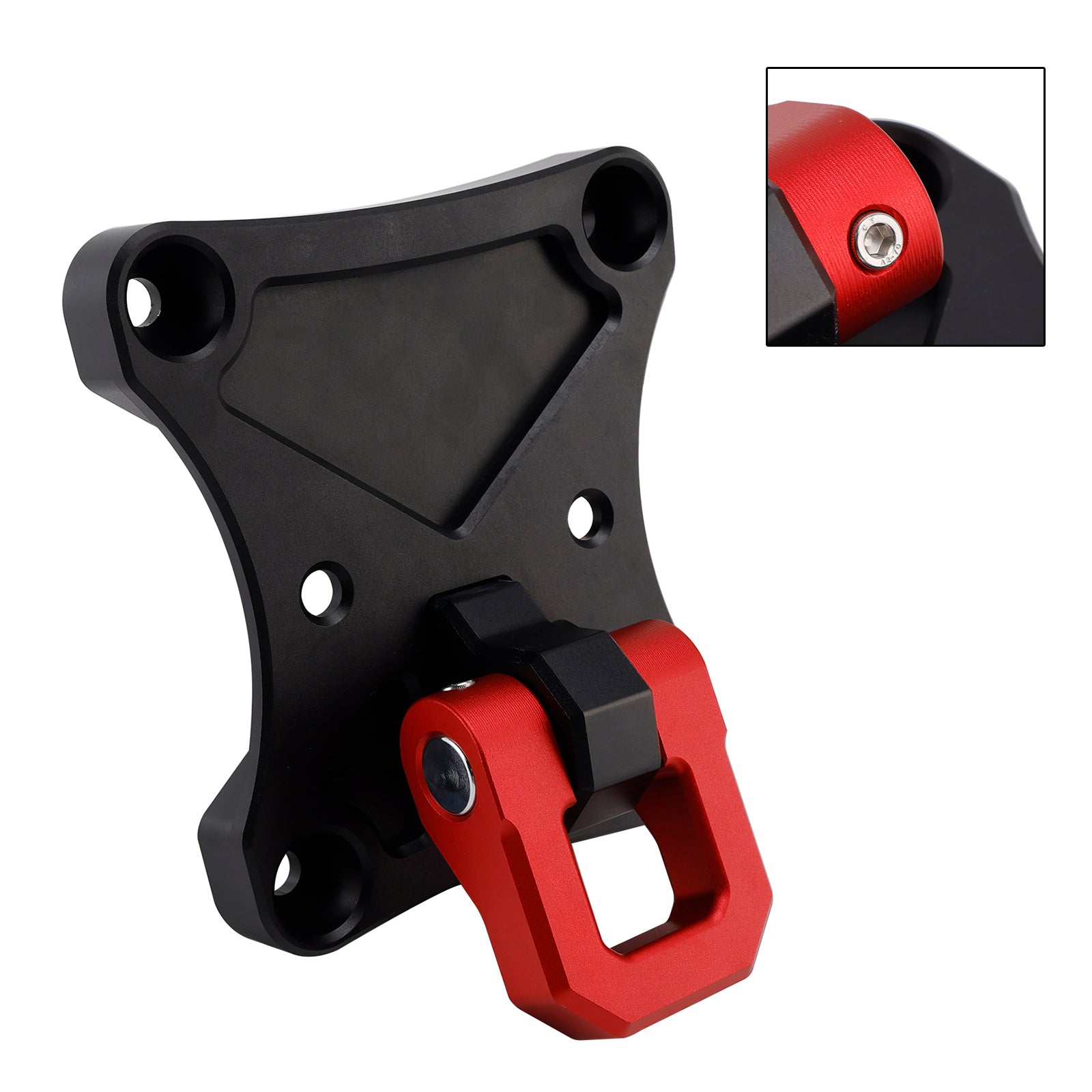Rear Tow Hook Pull Plate With 3/4" D-Ring Fits For Yamaha Maverick X3 900 X Max