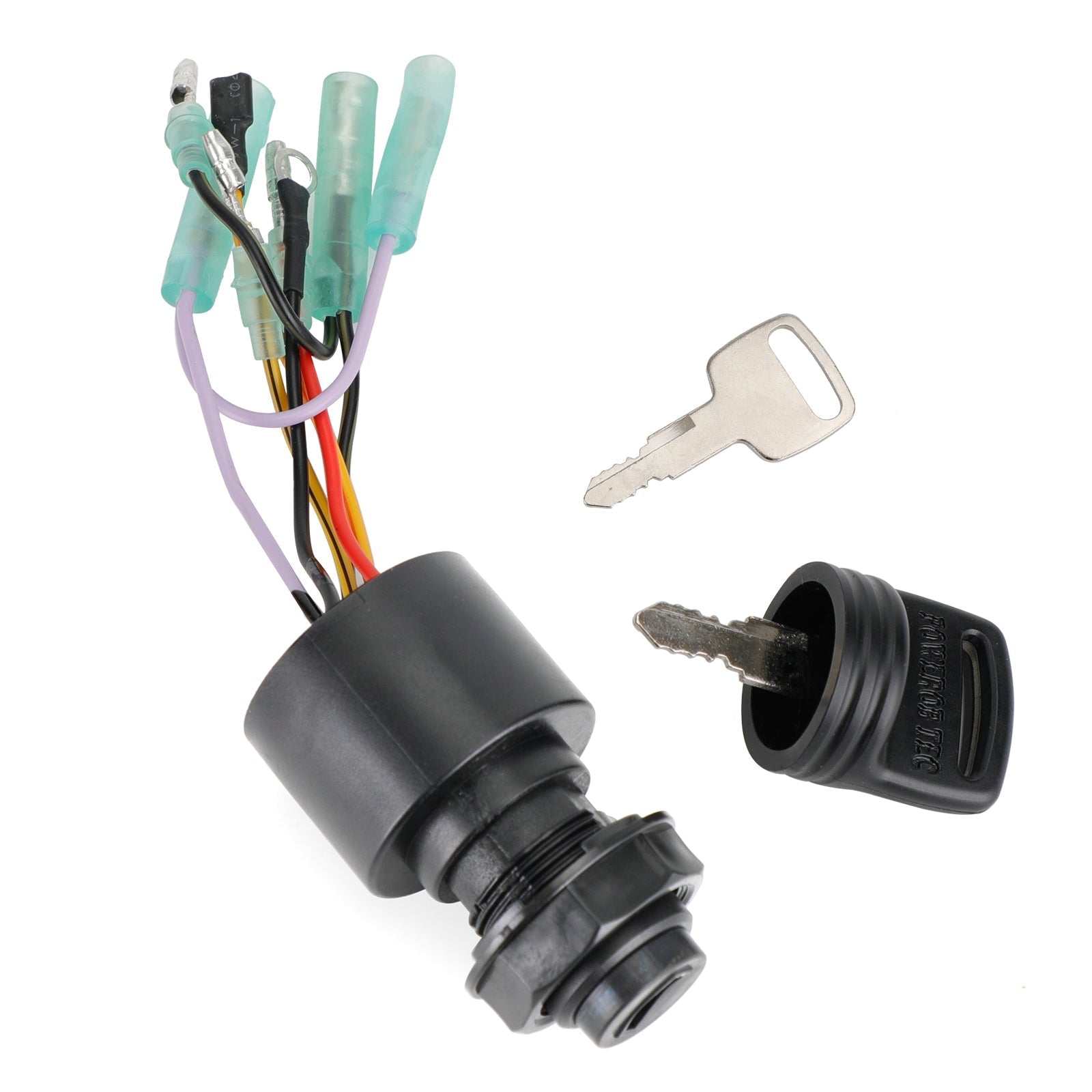 Boat Ignition Key Switch 87-17009A5 Fit for Mercury Outboard by Year Mercury Outboard 2004 15HP 1015312CL Remote Control