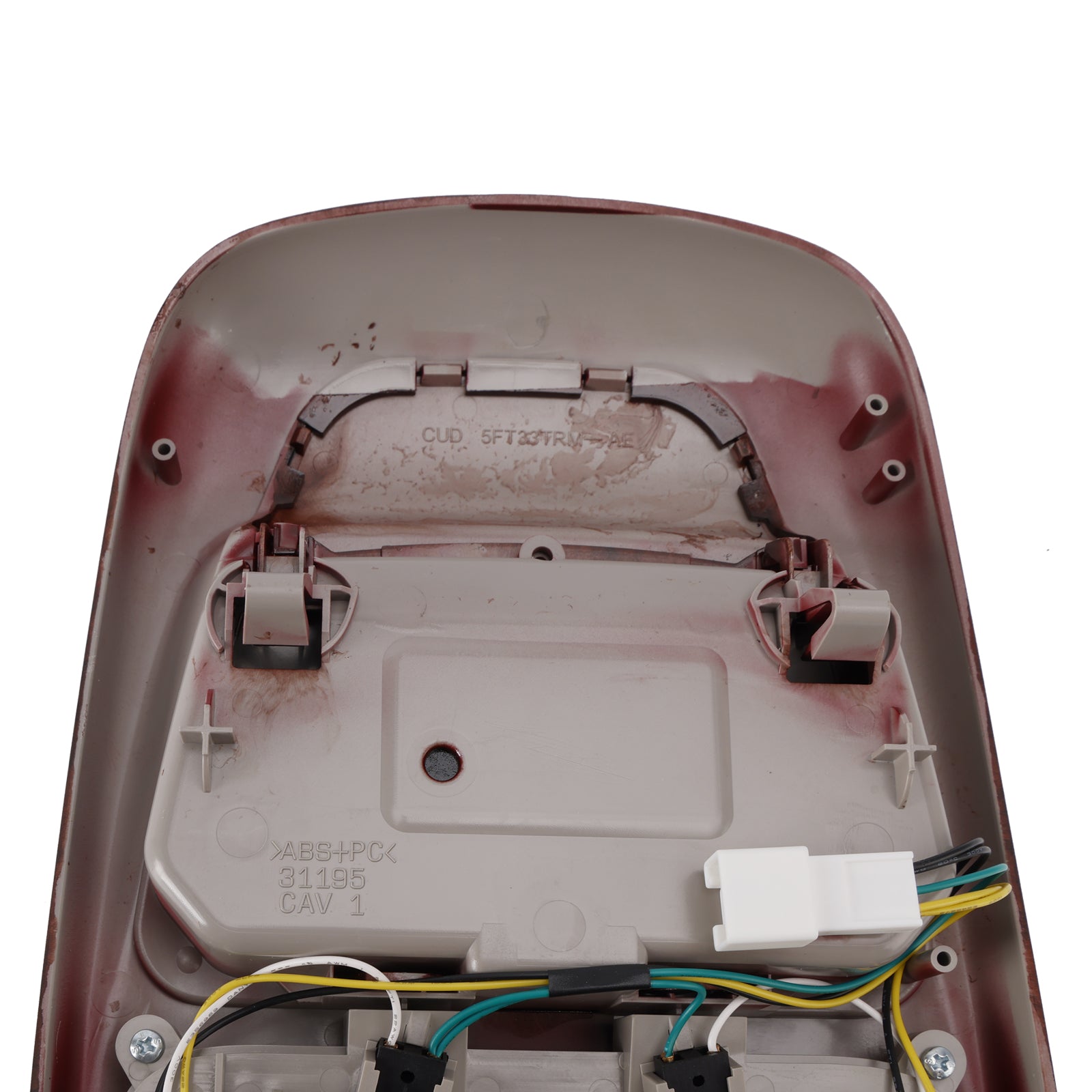 1998-2002 Dodge Ram 3500 Front LED Overhead Console Peach wood SN94TL2AA 5013618AA