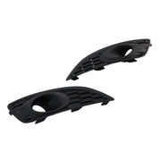 2013-2017 Ford Fiesta 2PCS Matte Black Front Fog Light Lamp Cover Grille