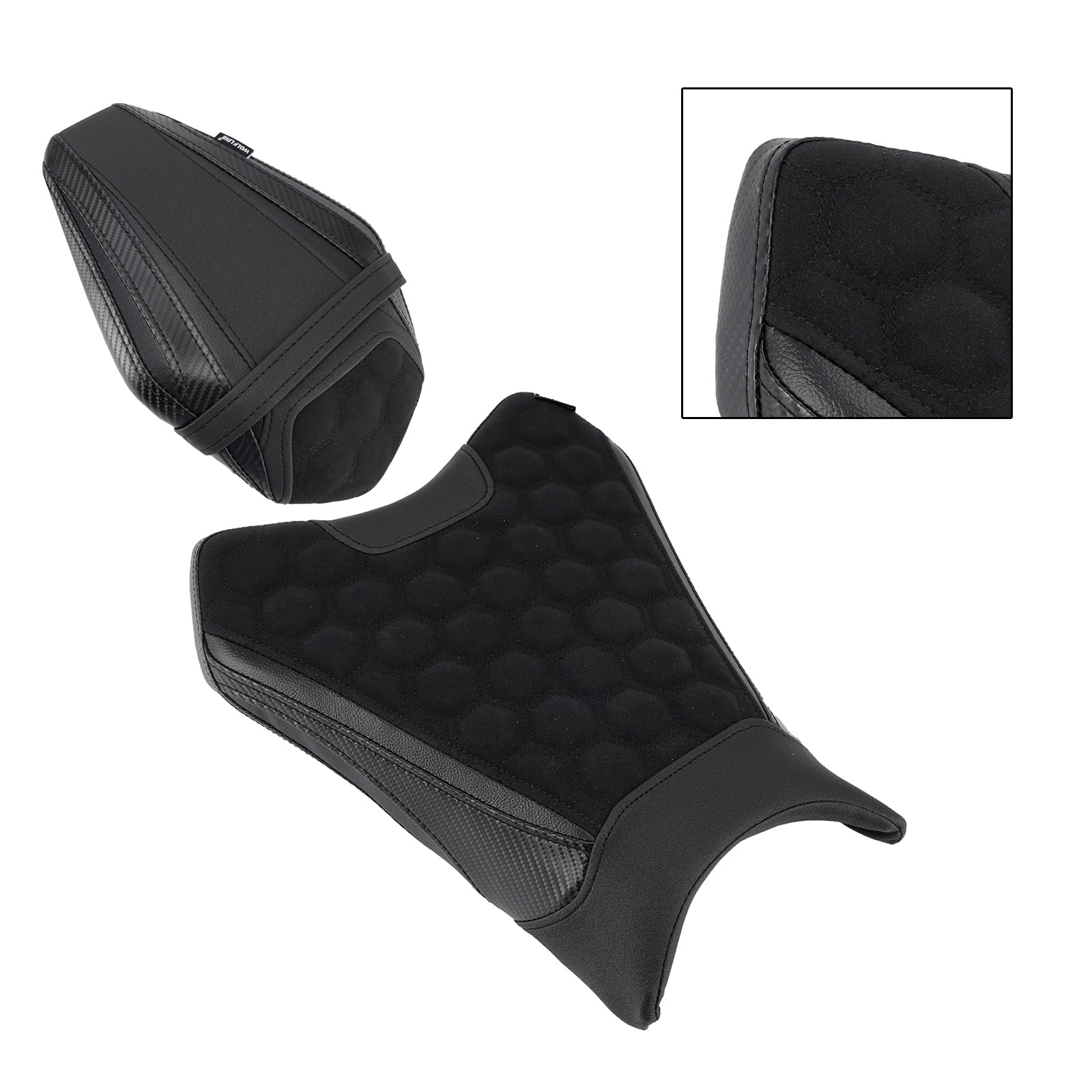 2024-2025 For Bmw R1300Gs R 1300 Gs Front&Rear Raider Passenger Cushion Kit Black1