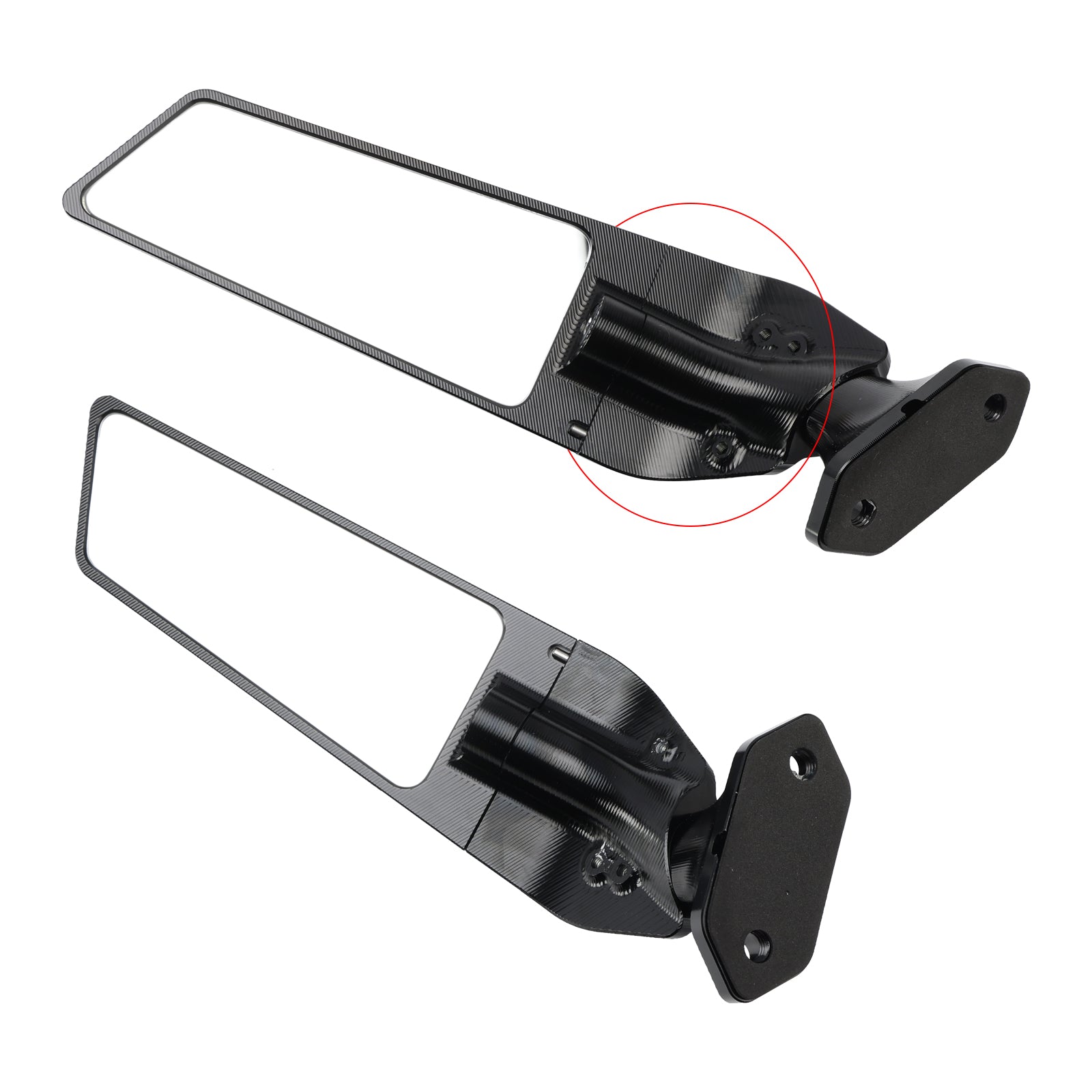 2023-2024 Kawasaki ZX-4RR (SE) CNC Aluminum Winglet Mirror Wing Mirror Generic