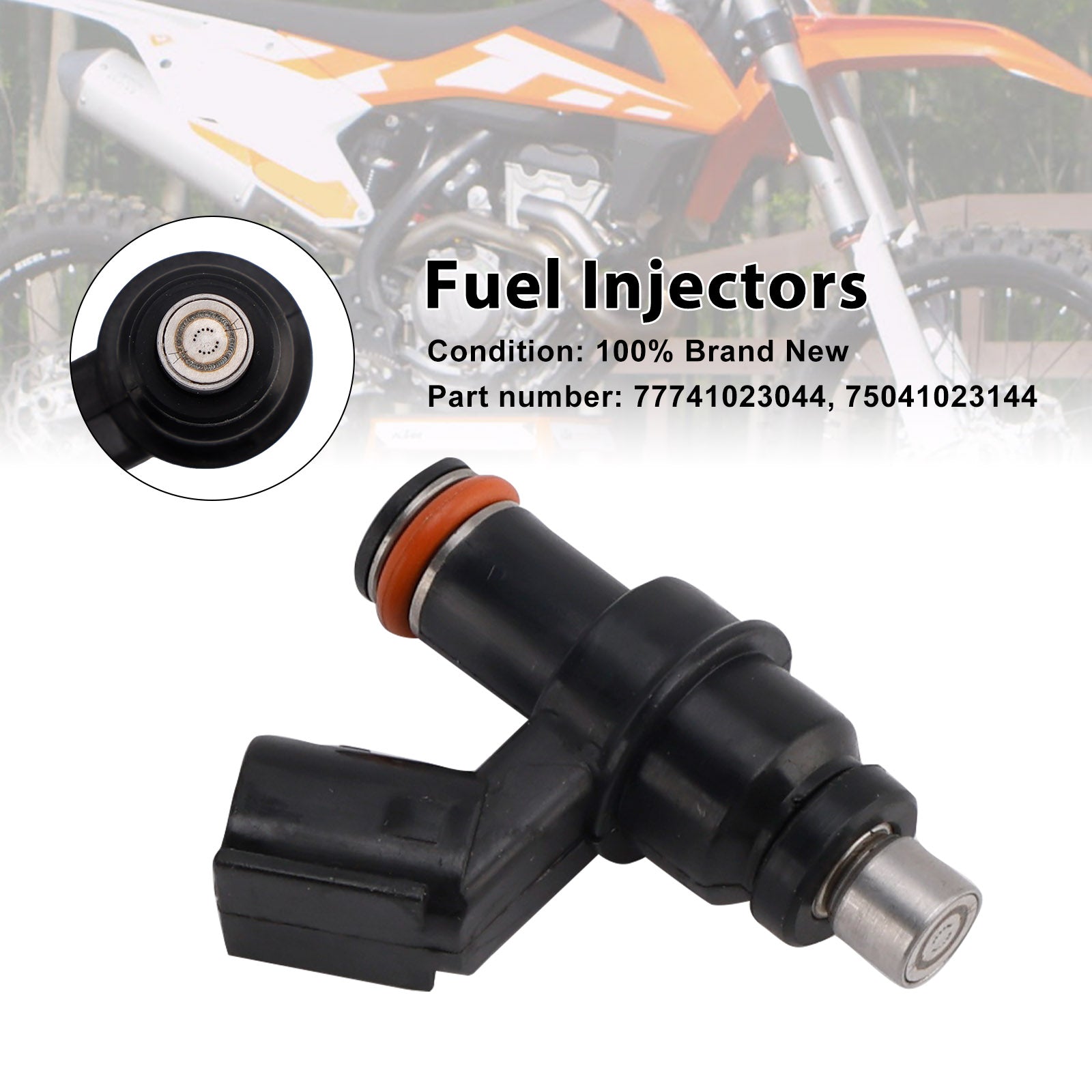 2011-2016 350 450 500 SXF XCF EXCF EXC Fuel Injectors 75041023144 77741023044