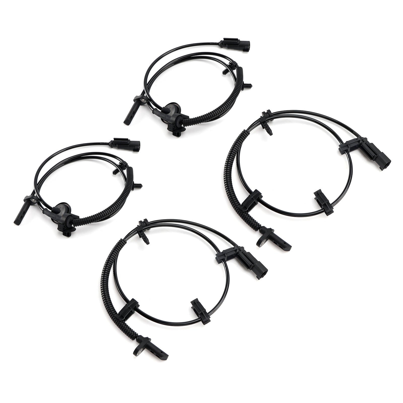 4PCS Front&Rear Side ABS Wheel Speed Sensor For Chevy Traverse 3.6L 2009-2017