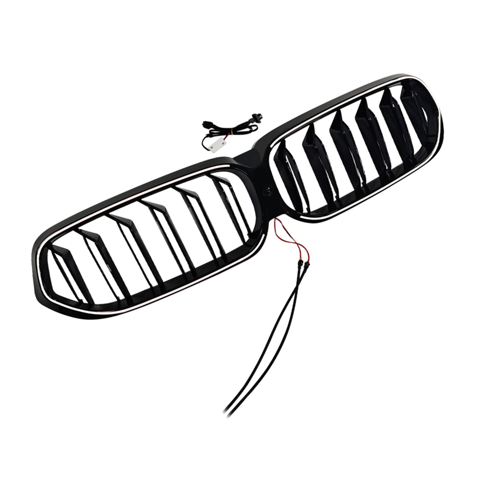 2020-2025 Fit BMW 6 Series G32 Double Slat Black Front Kidney Grille Grill