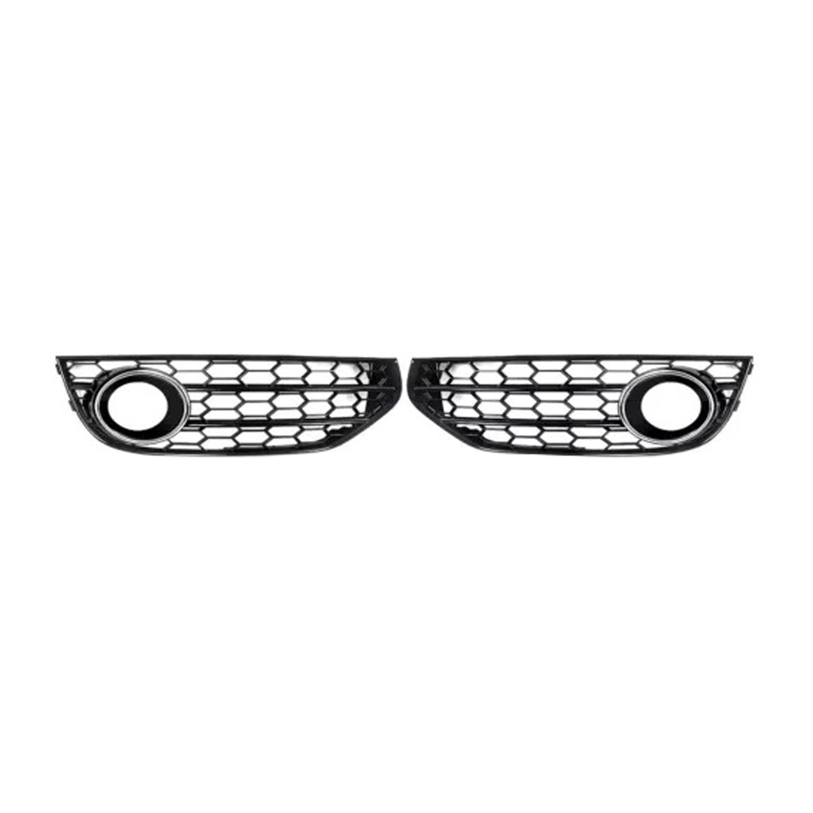 2010-2015 Audi A4 Allroad B8 Front Bumper Honeycomb Fog Grille Cover Chrome 8K0807681J 8K0807681H