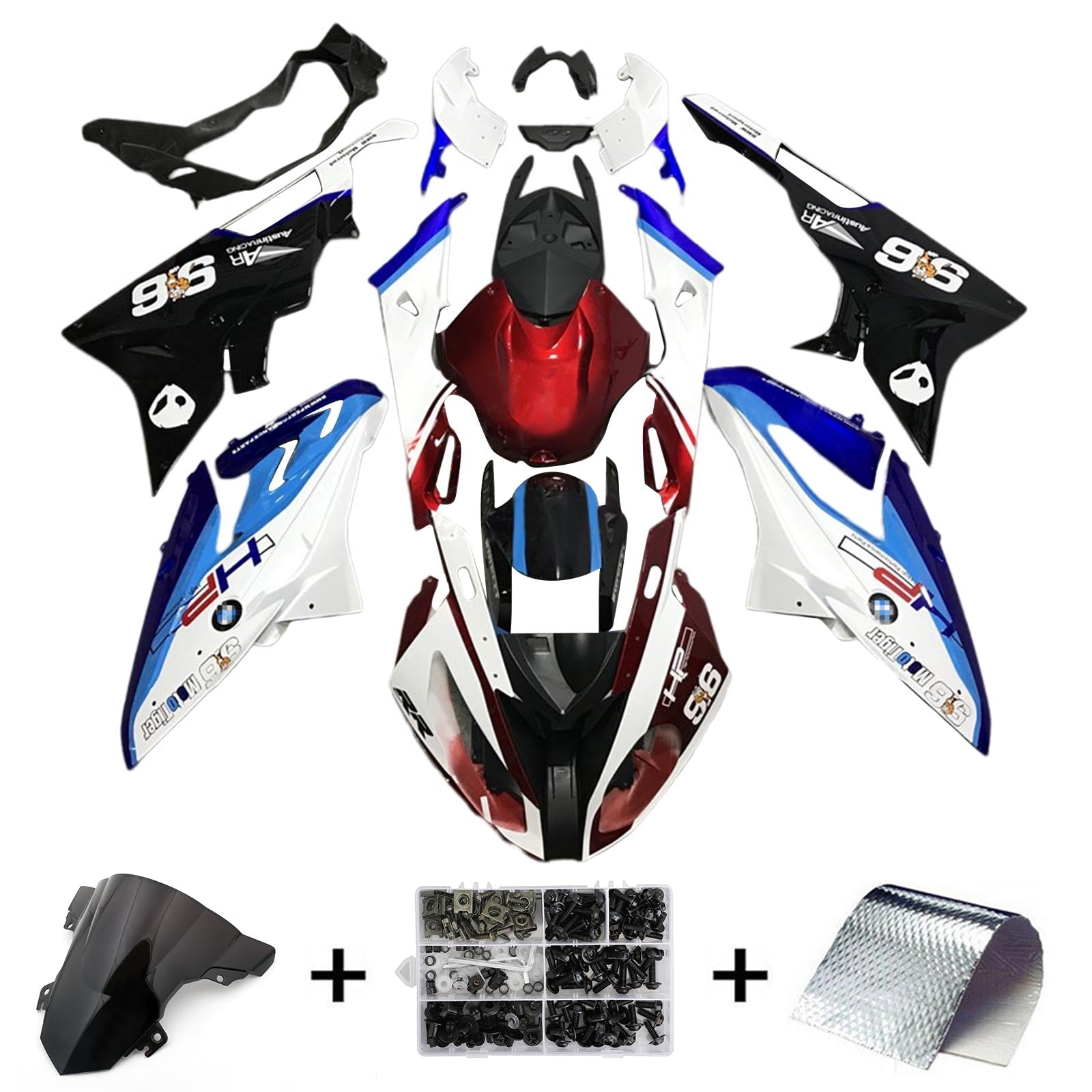 2015-2016 BMW S1000RR Fairing Kit Bodywork Plastic ABS