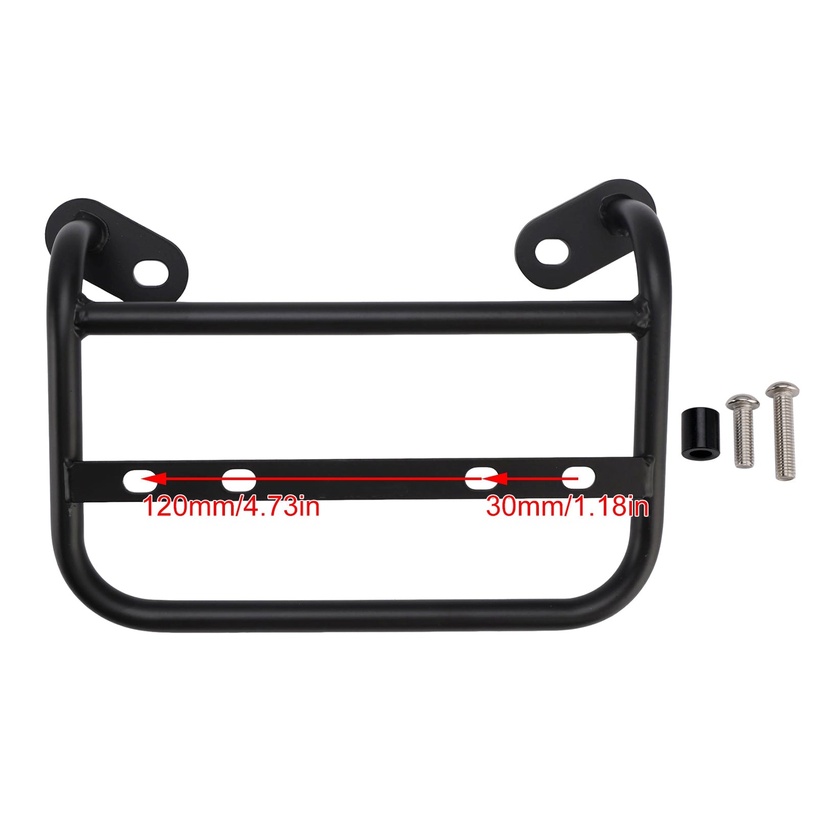 2024-2025 BMW R12 Saddlebag Support Mounting Bracket Racks Black Steel Left+ Right