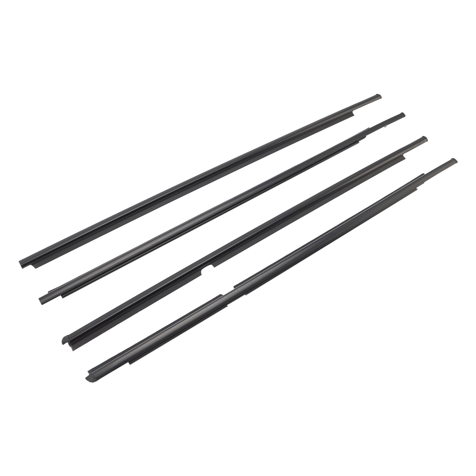 2006-2013 Toyota Yaris Hatchback 4PCS Door Glass Belt Outer Molding Weatherstrip