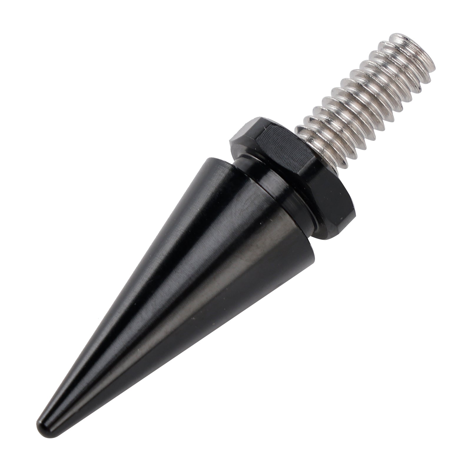 3 Spiked Windshield Bolts Black For Electra Glide Tri Glide Street Glide 14-25