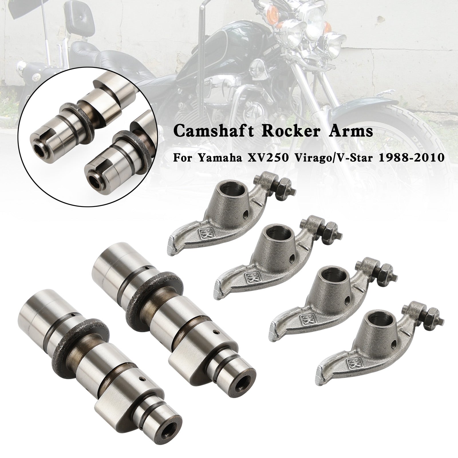 1988-2010 Yamaha XV250 Virago/V-Star Camshaft Shaft Rocker Arms
